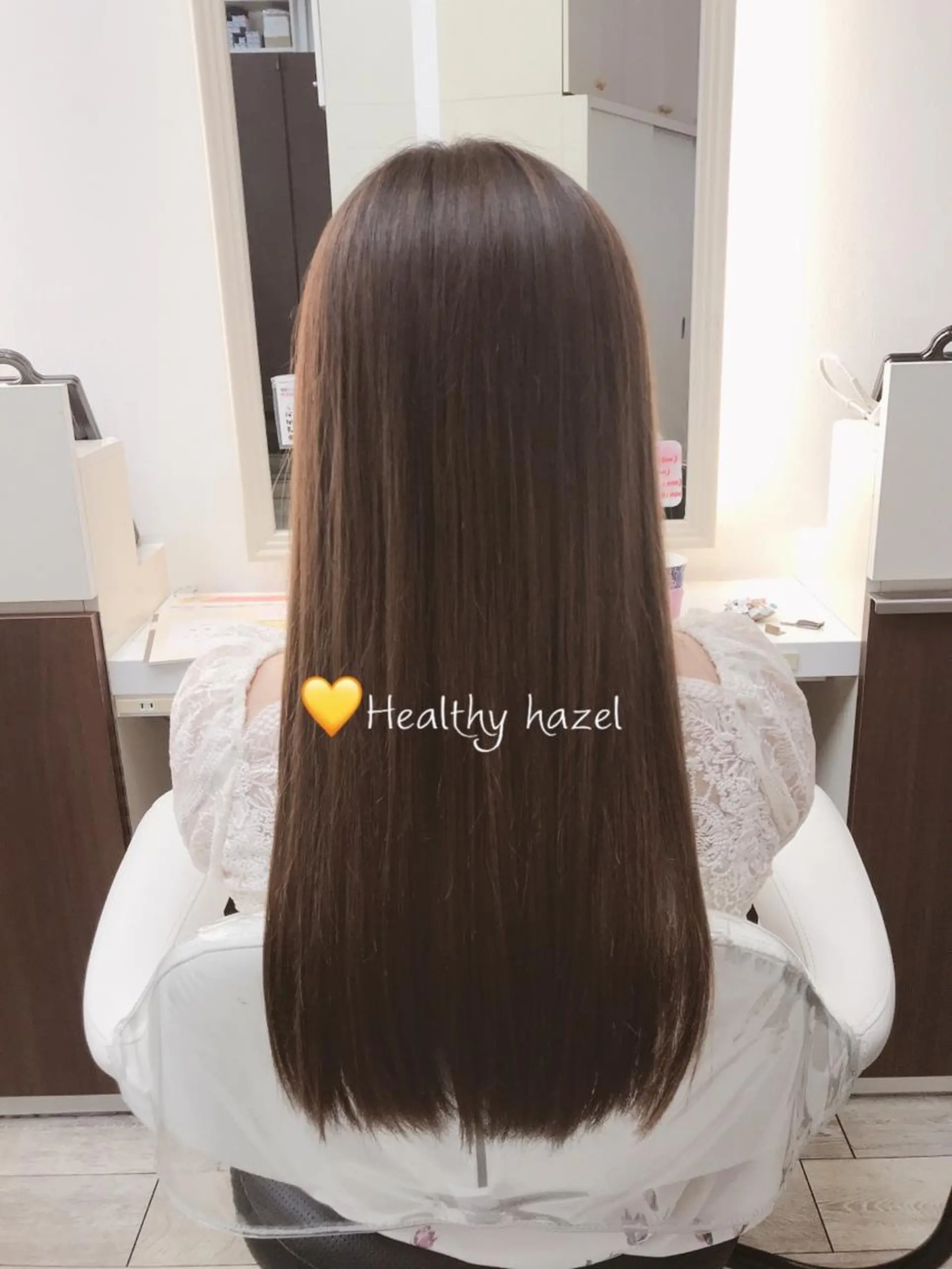 ロング カラー ヘアカラー トリートメント 豊田 智美のヘアスタイル