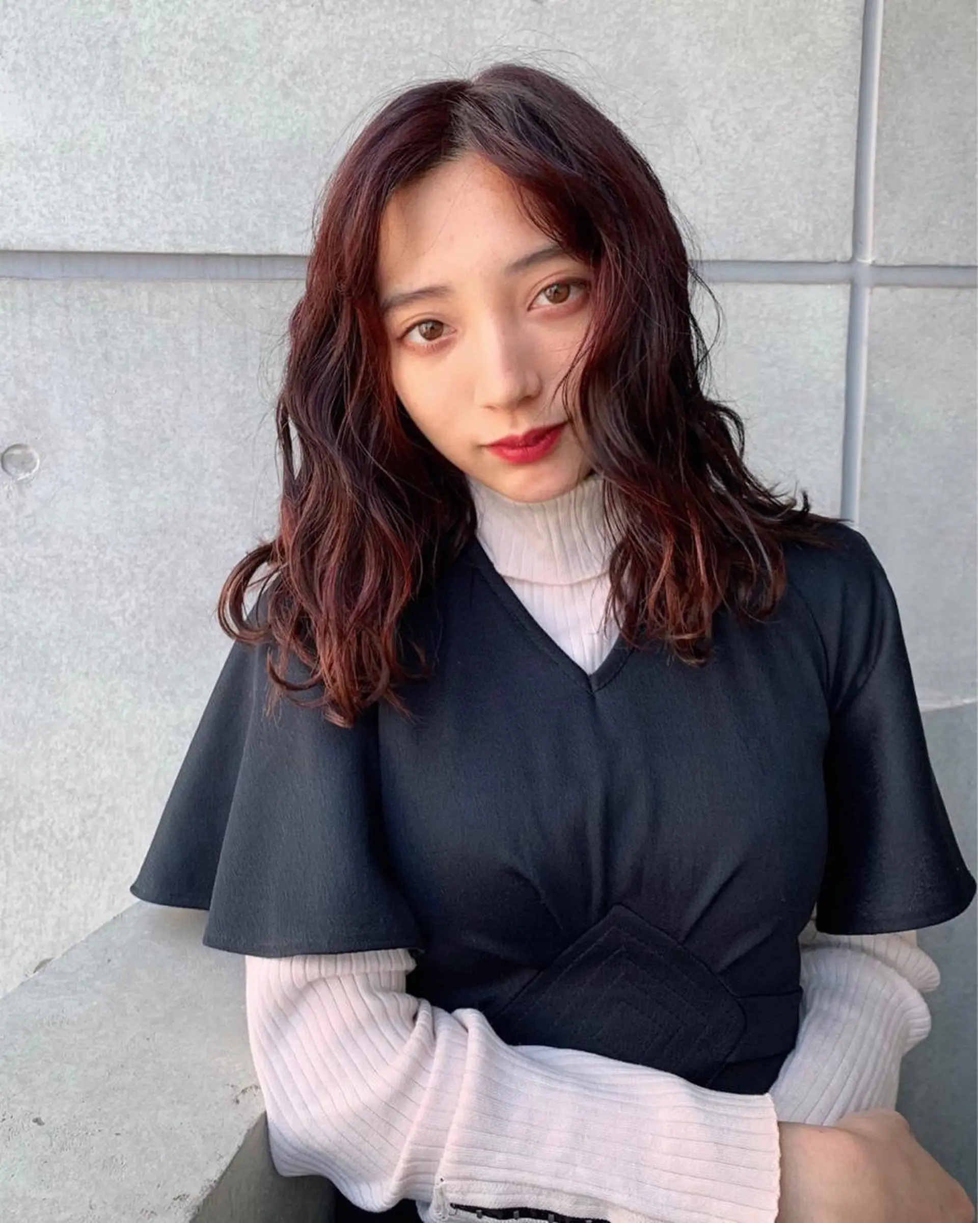 ミディアム カット ヘアカラー トリートメント オシャレ髪✔️ 店長オオキアキヒロのヘアスタイル