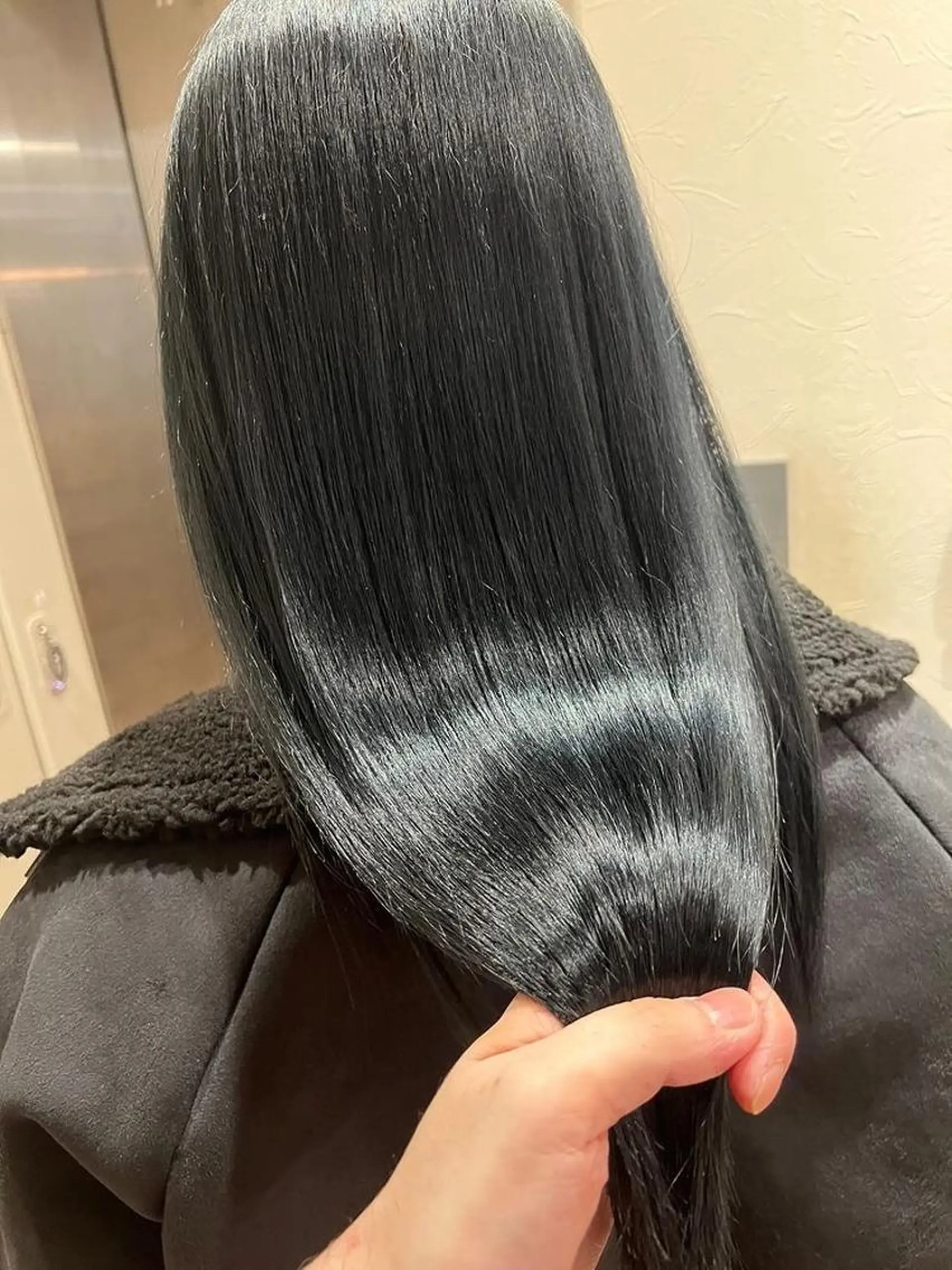 ロング カラー ヘアカラー トリートメント 韓国🇰🇷レイヤー おくれ毛/顔まわりのヘアスタイル