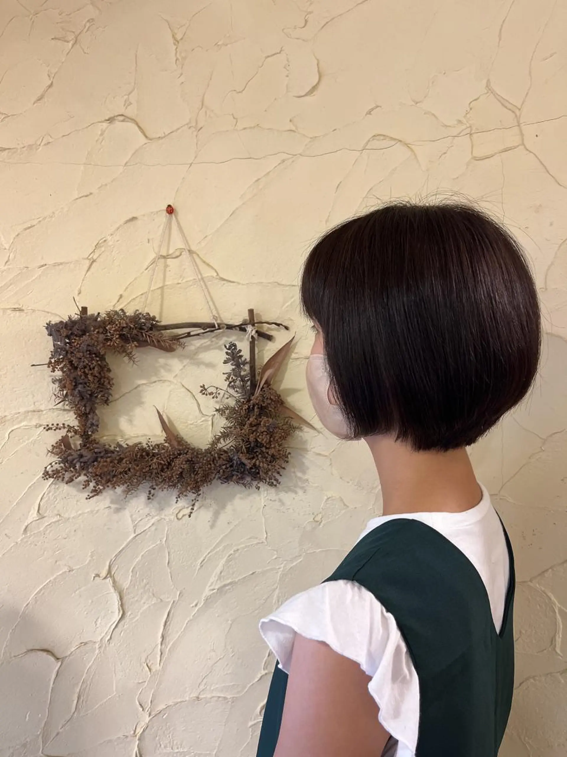 ショート ボブ ショートヘア カット ヘアカラー トリートメント 柘植 雅大のヘアスタイル