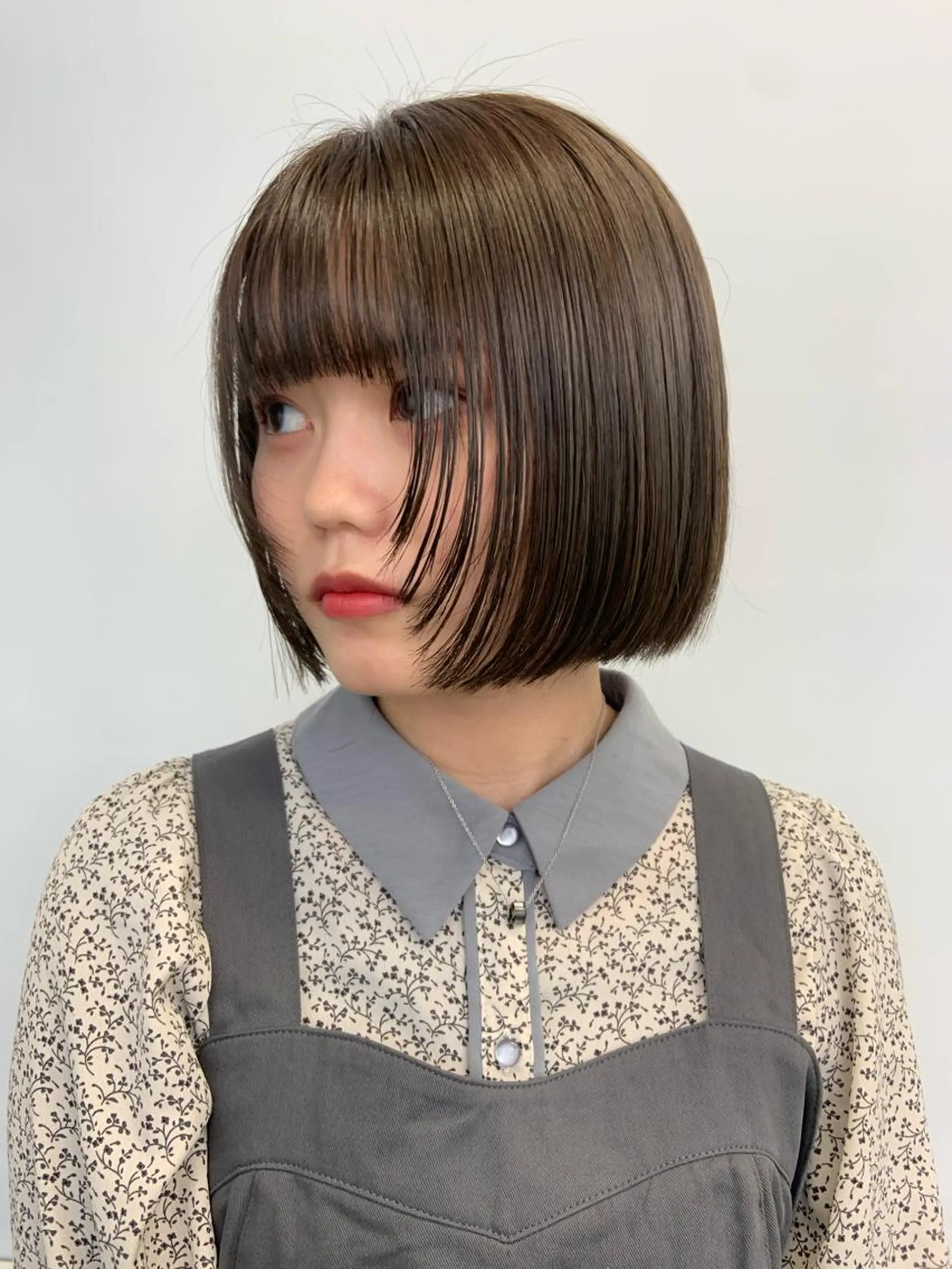 ショート カット ヘアカラー トリートメント #ボブ#縮毛矯正 Natsuのヘアスタイル