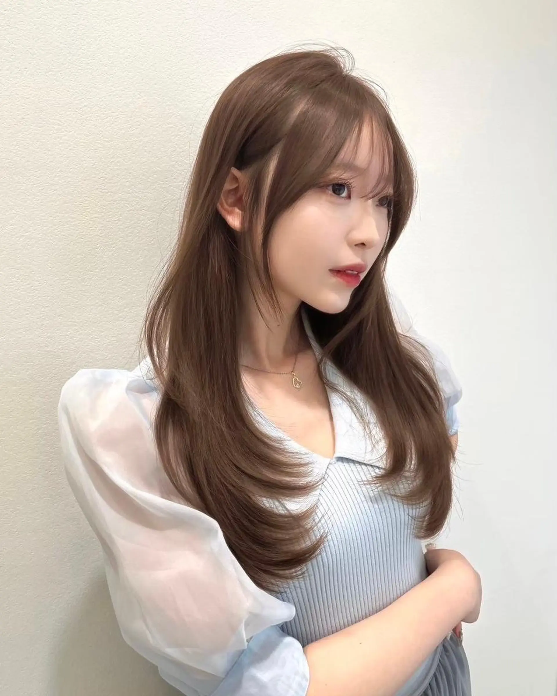 カラー 韓国風暗髪スタイル 🖤渋谷FRUITSのヘアスタイル