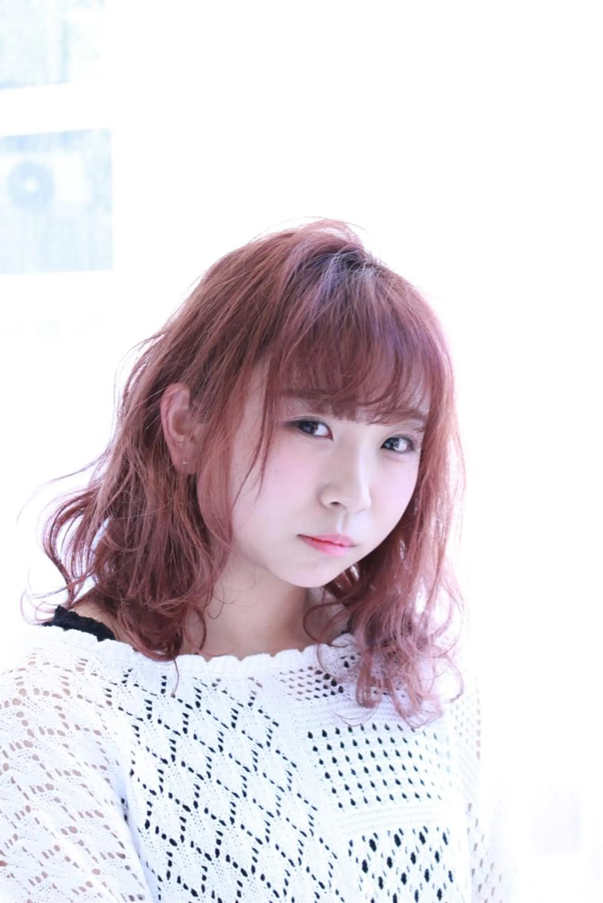 セミロング 韓国風レイヤーカット 🇰🇷❕モカのヘアスタイル