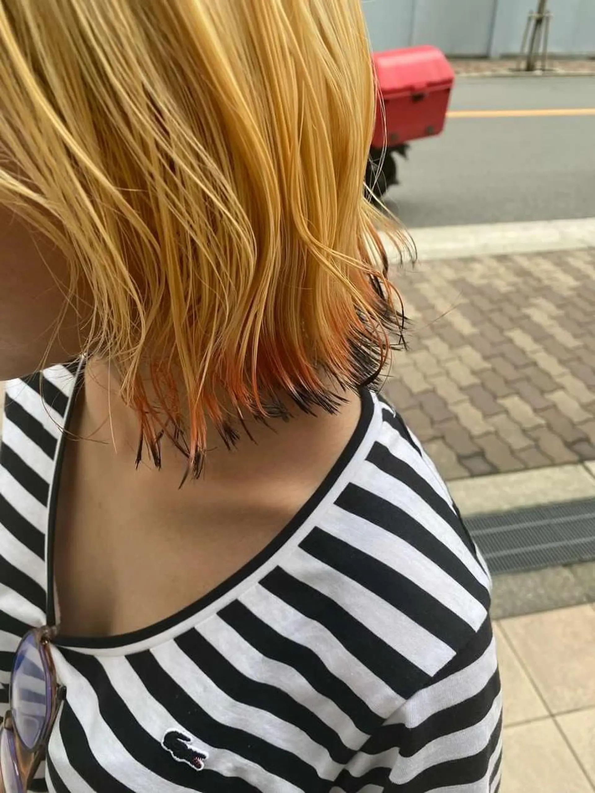 ショート カラー ヘアアレンジ メンズ キッズ ショートボブ メンズバレイヤージュ メンズブリーチ メンズハイライト メンズハイトーン ヘアカラー 🌈難波🌈ベージュ カラー【ヒロム】のヘアスタイル