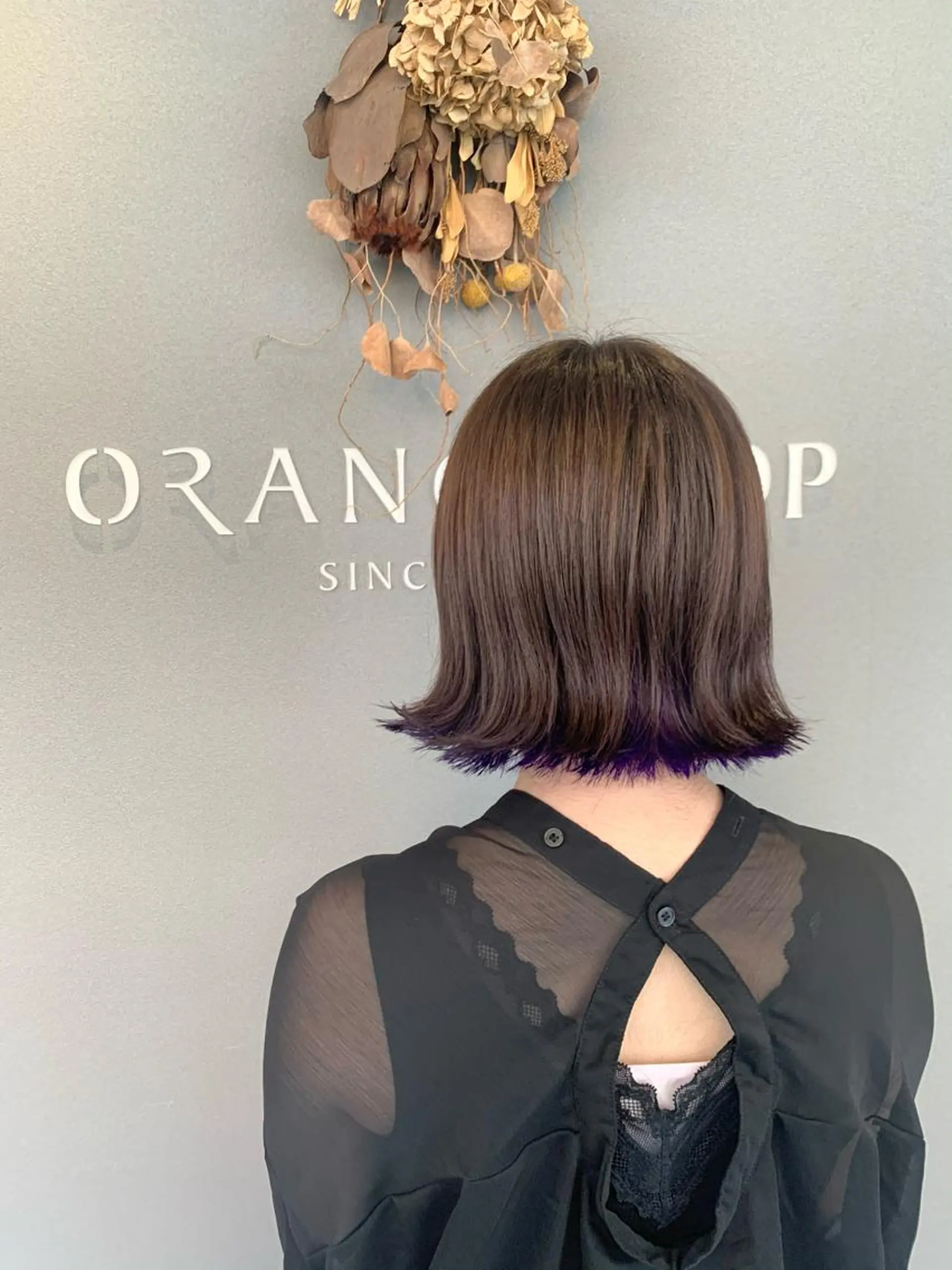 ミディアム ボブ 外ハネヘア ORANGEPOP所属・🦋山内凪沙🦋 🦄サラサラ艶髪🦄のヘアスタイル