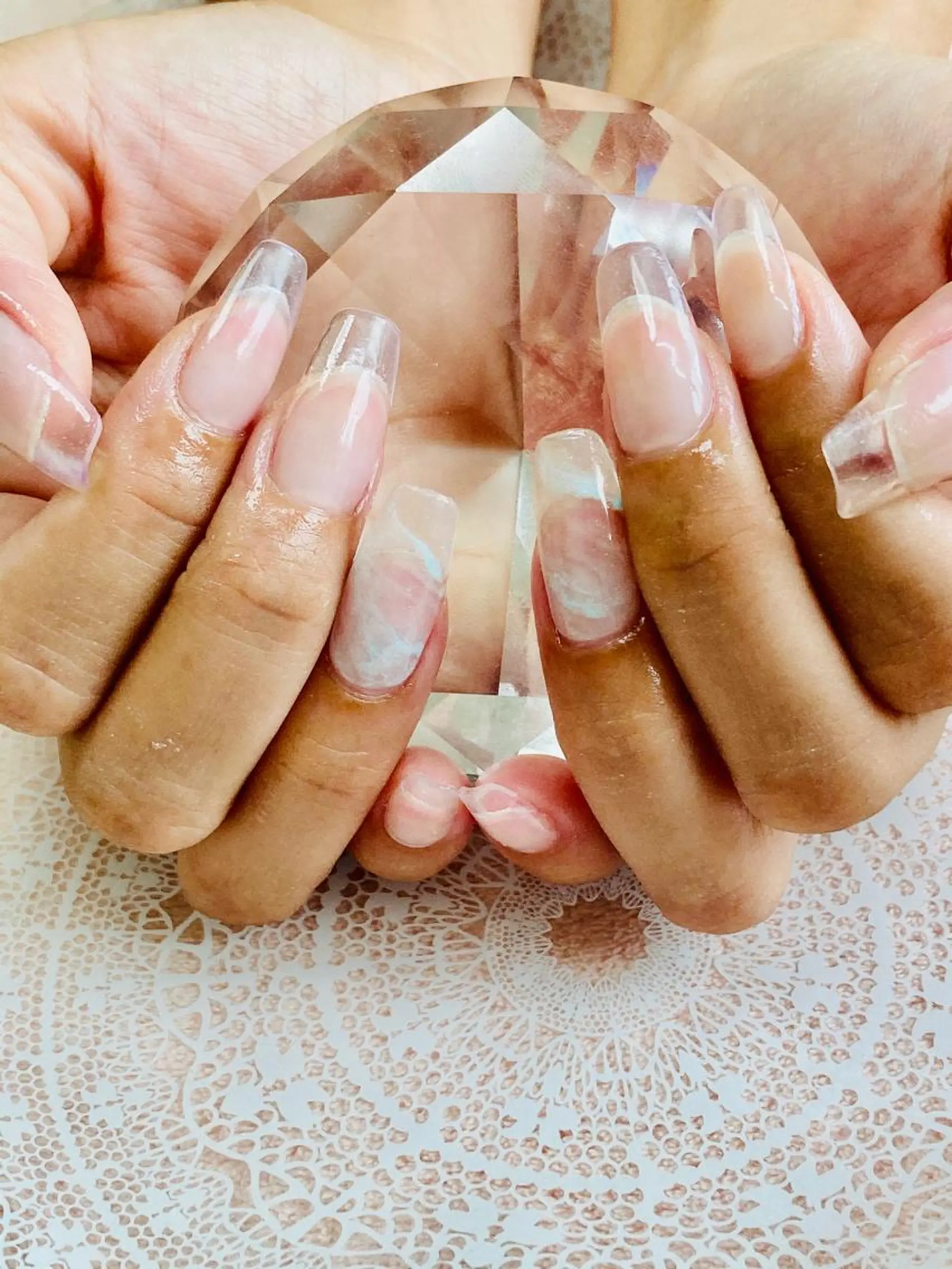 ネイル クリアネイル スカルプネイル chii nailのネイルデザイン