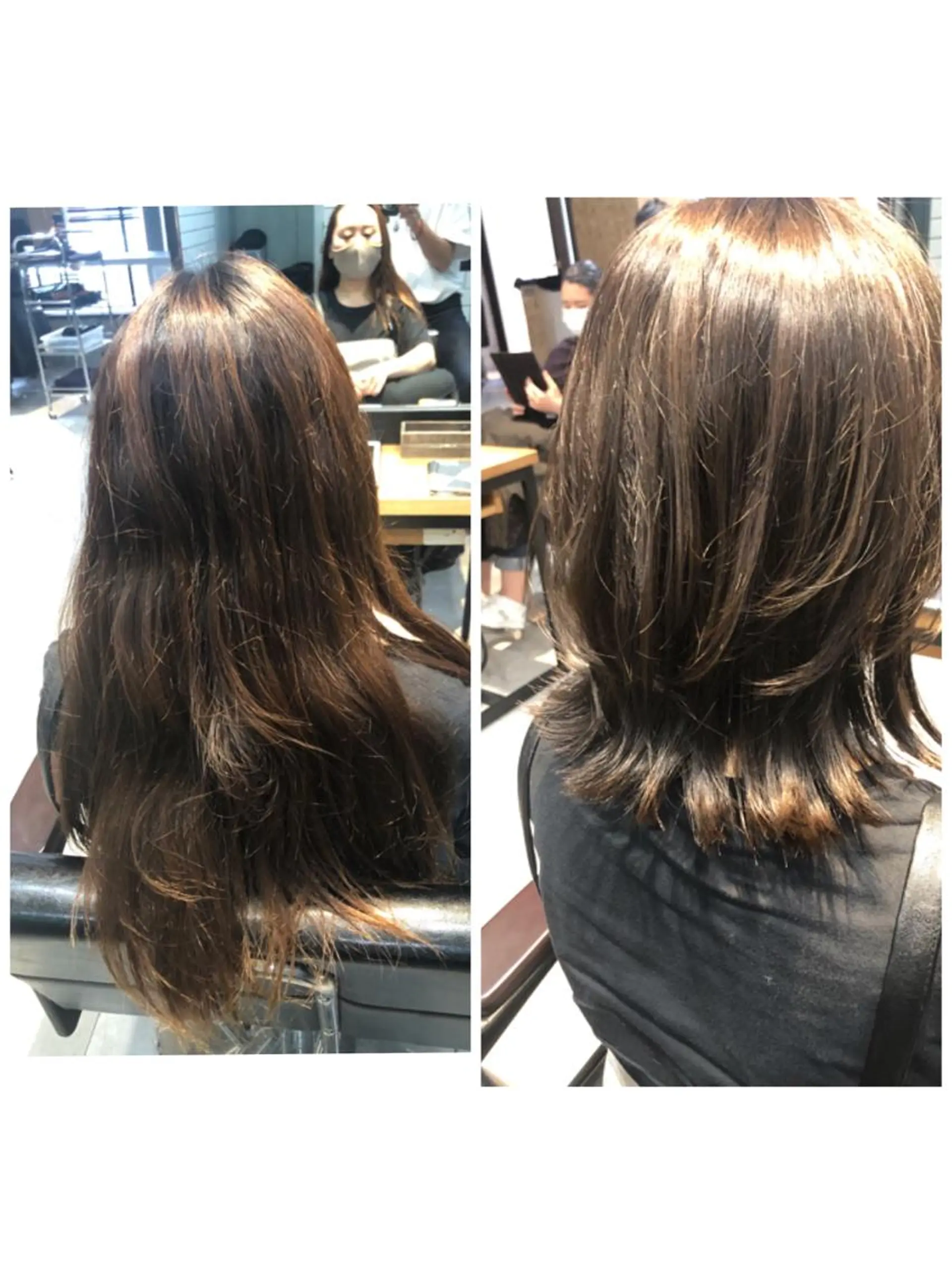ミディアム カット ヘアカラー トリートメント 💫newi💫村上 孝一のヘアスタイル
