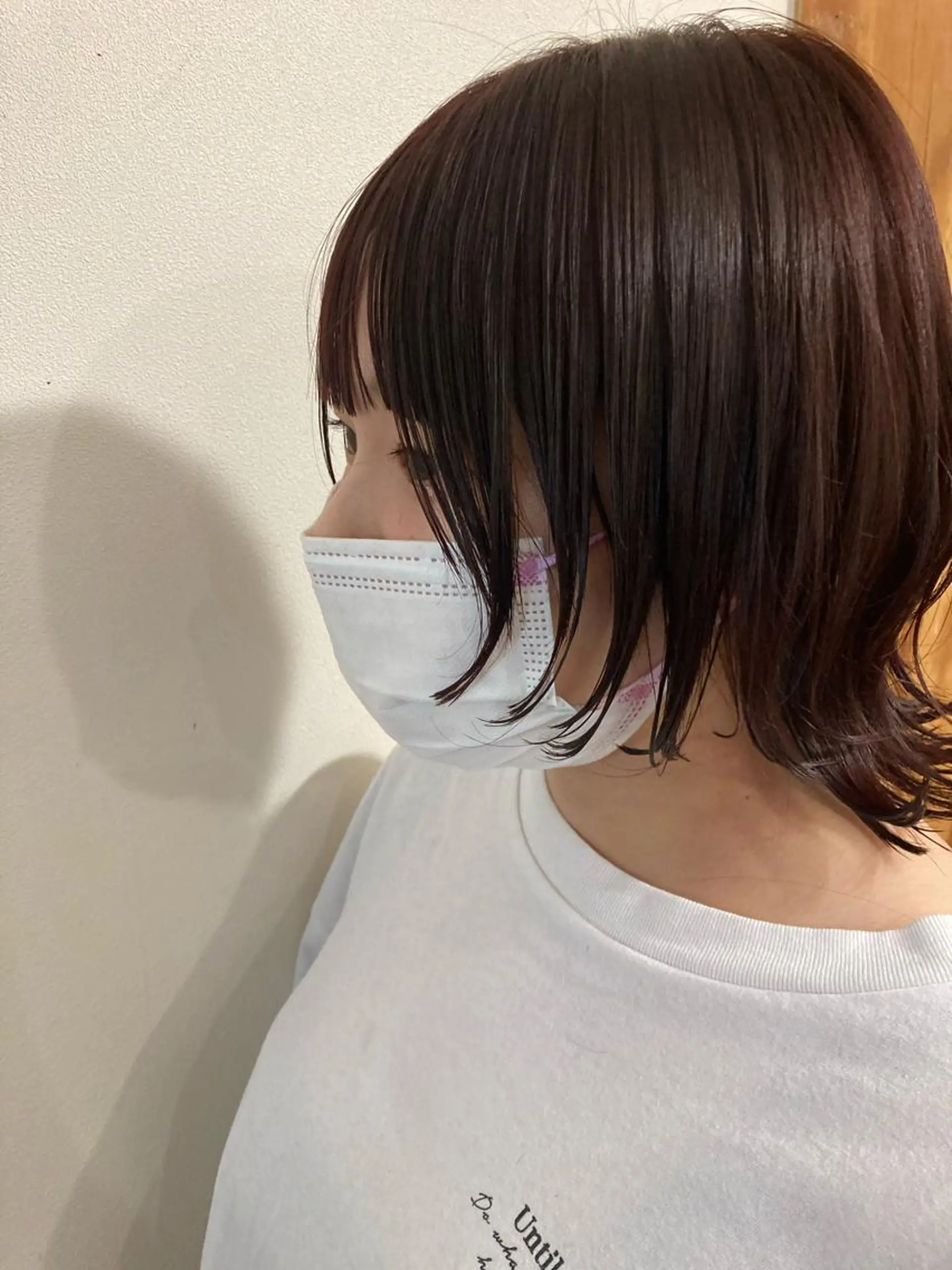 ミディアム カラー ピンクカラー ウルフカット カット ヘアカラー トリートメント 🌸髪質改善特化🌸 店長　ゆうやのヘアスタイル