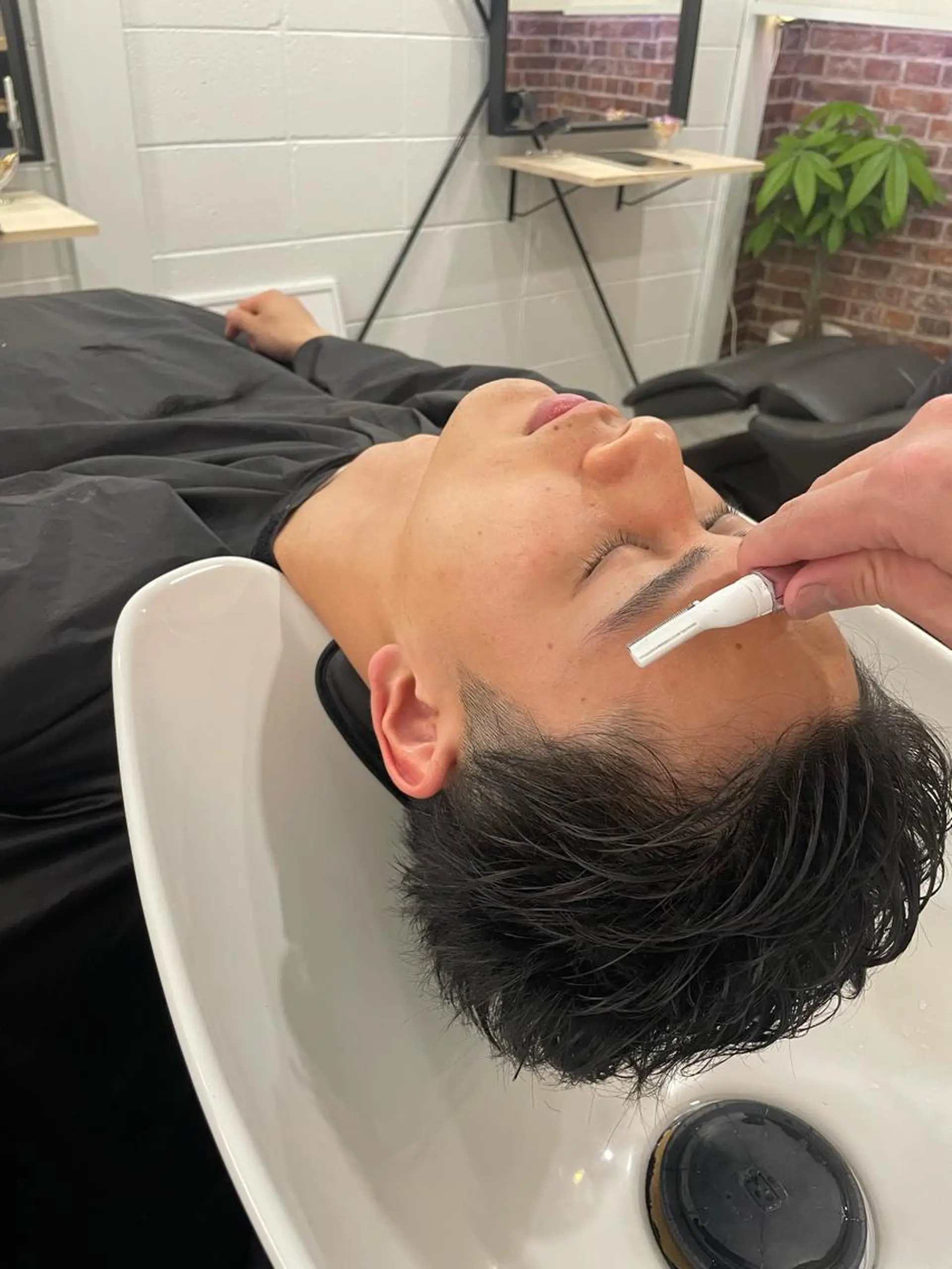 ショート カラー パーマ メンズ カット TETISS所属・💈メンズパーマ 南谷💈のヘアスタイル