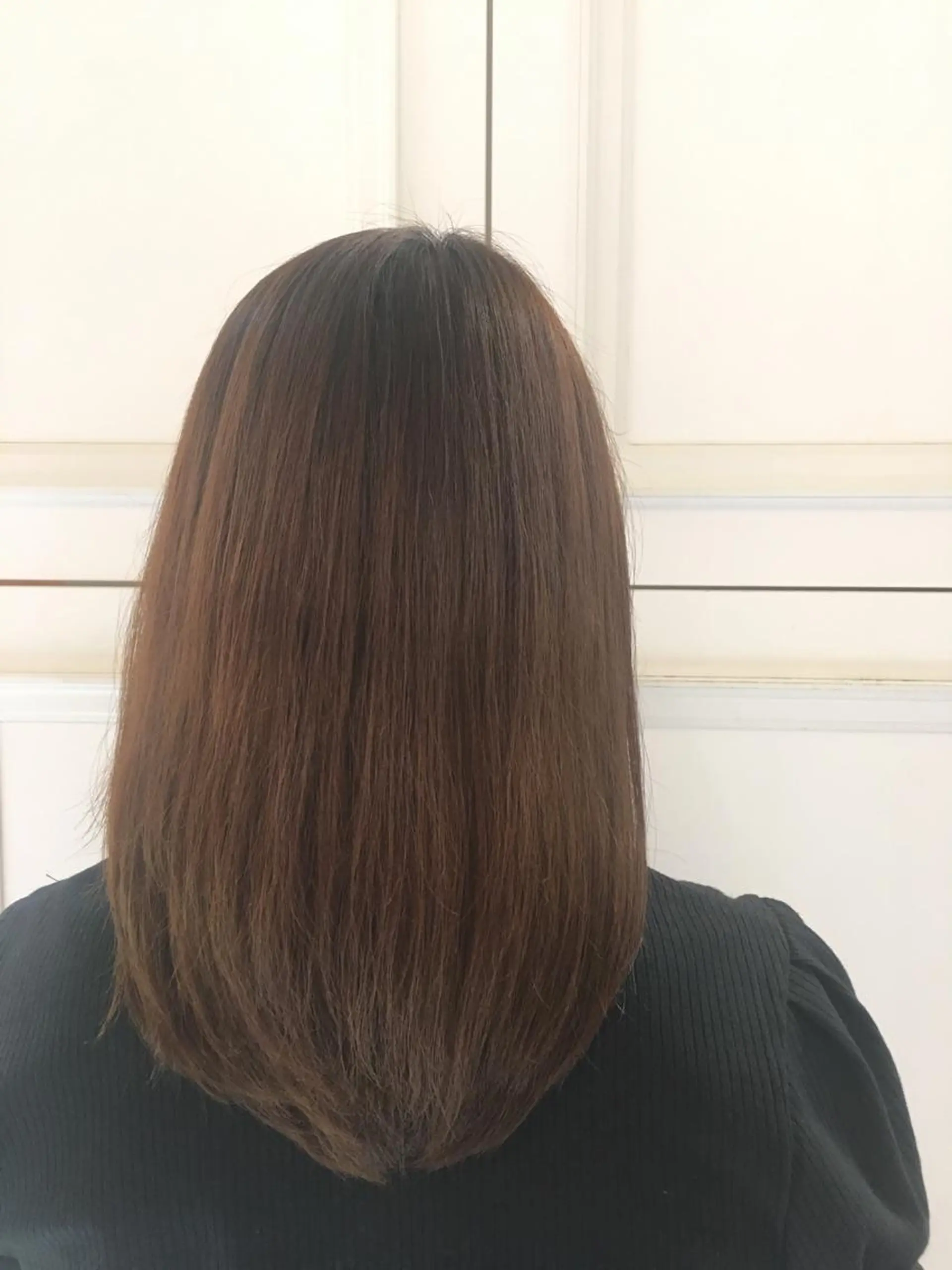 セミロング 田中 未澪のヘアスタイル