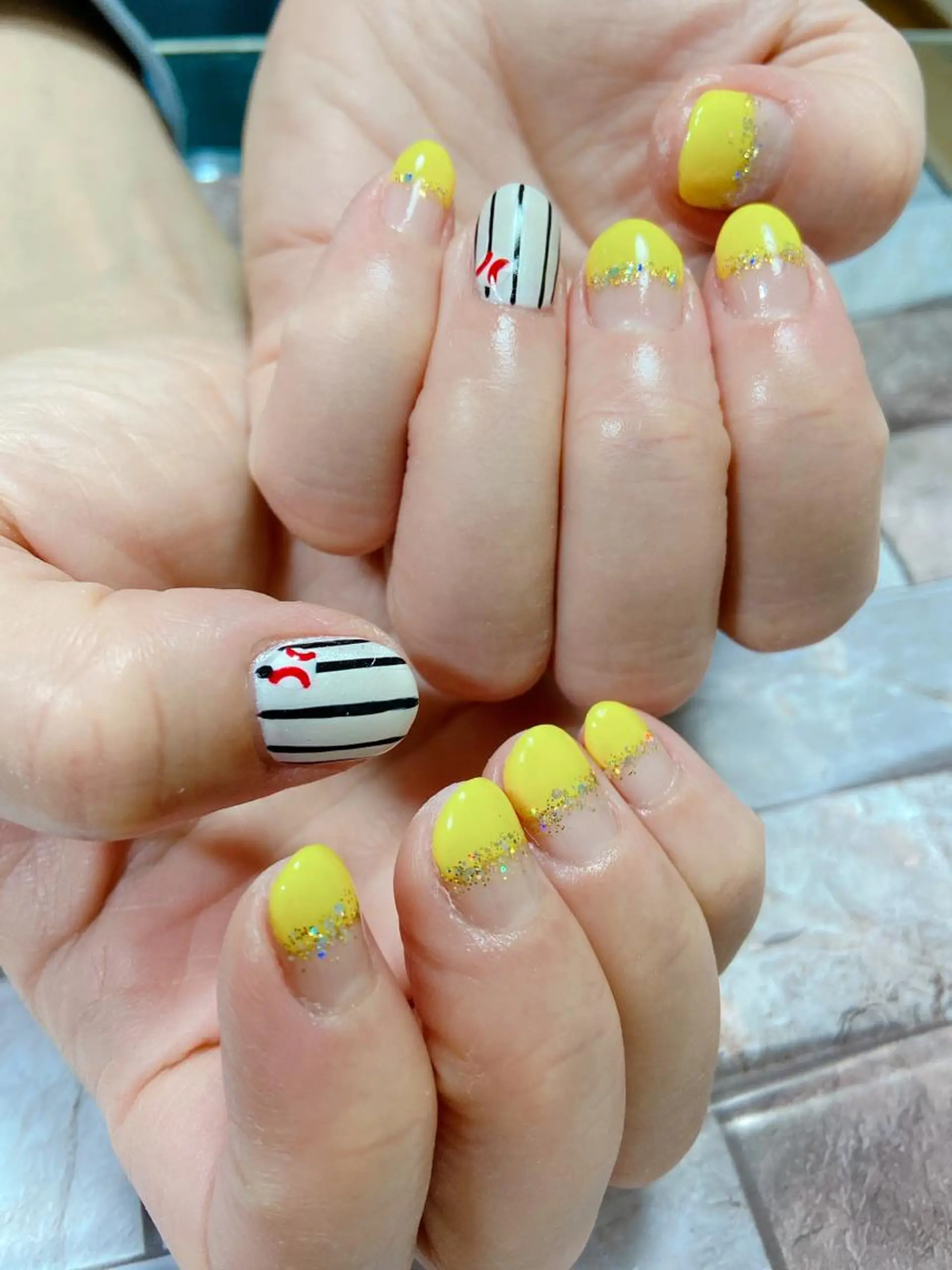 ネイル アートネイル ラメ(グリッター) ハンドネイル Lokahi NAILのネイルデザイン