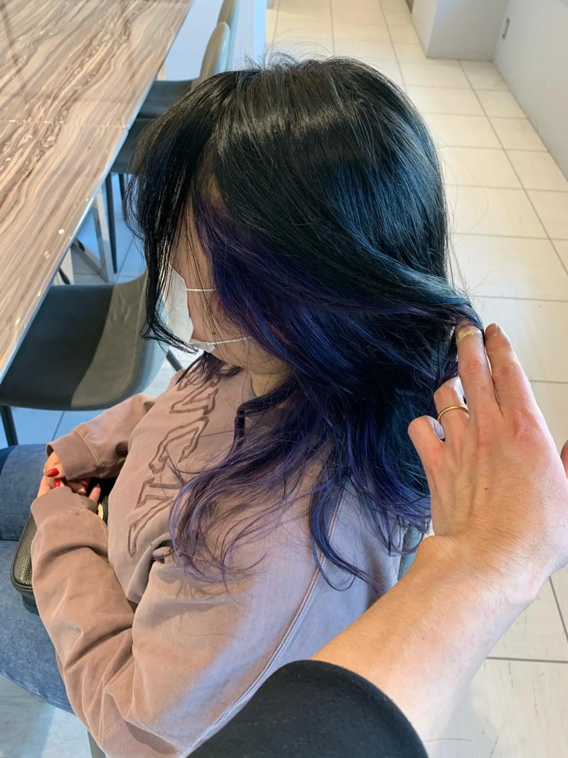 ロング 高橋 大治のヘアスタイル