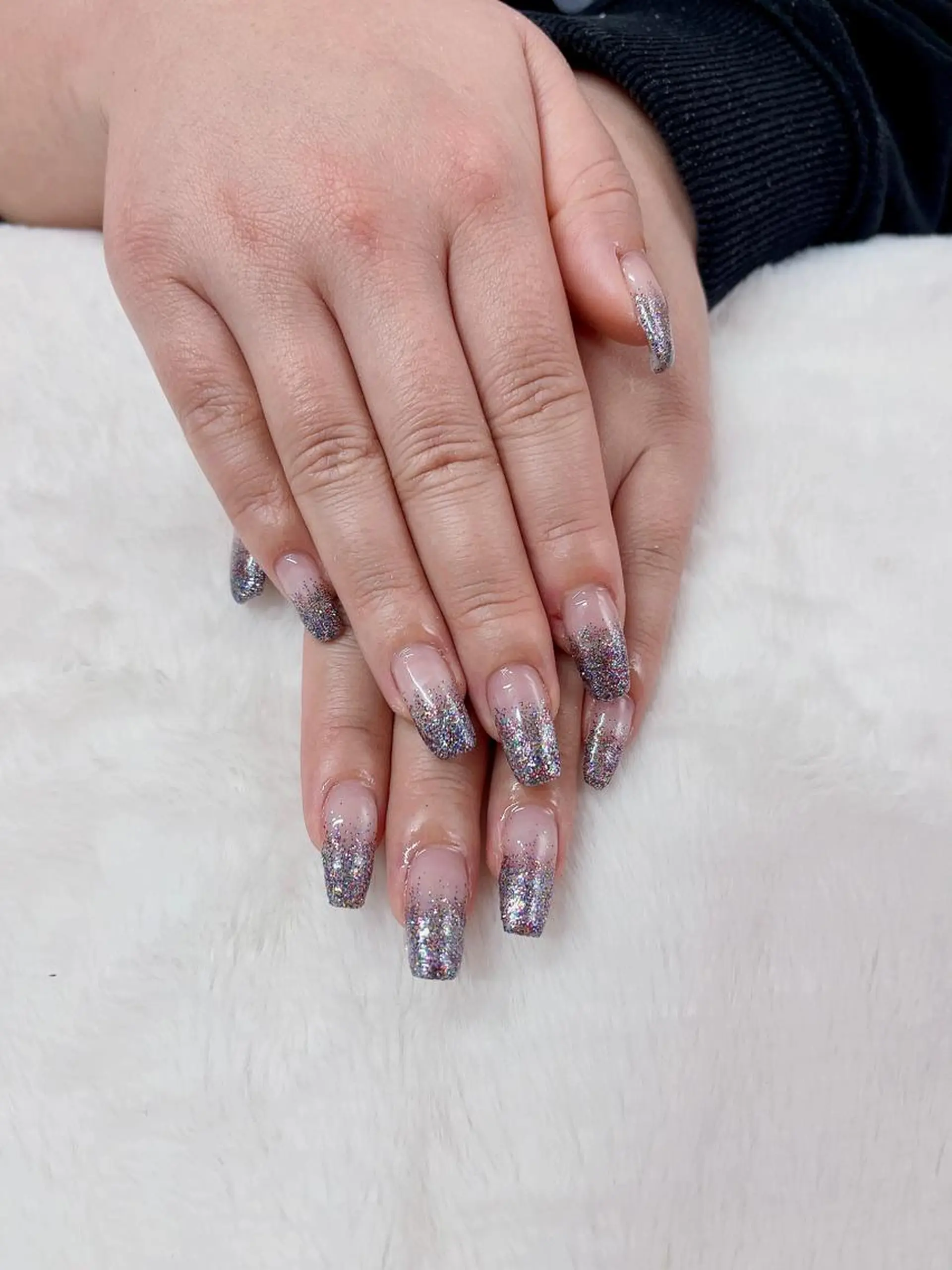 ネイル グラデーション ラメ(グリッター) ラメグラデーション kaenail 瑞江のネイルデザイン