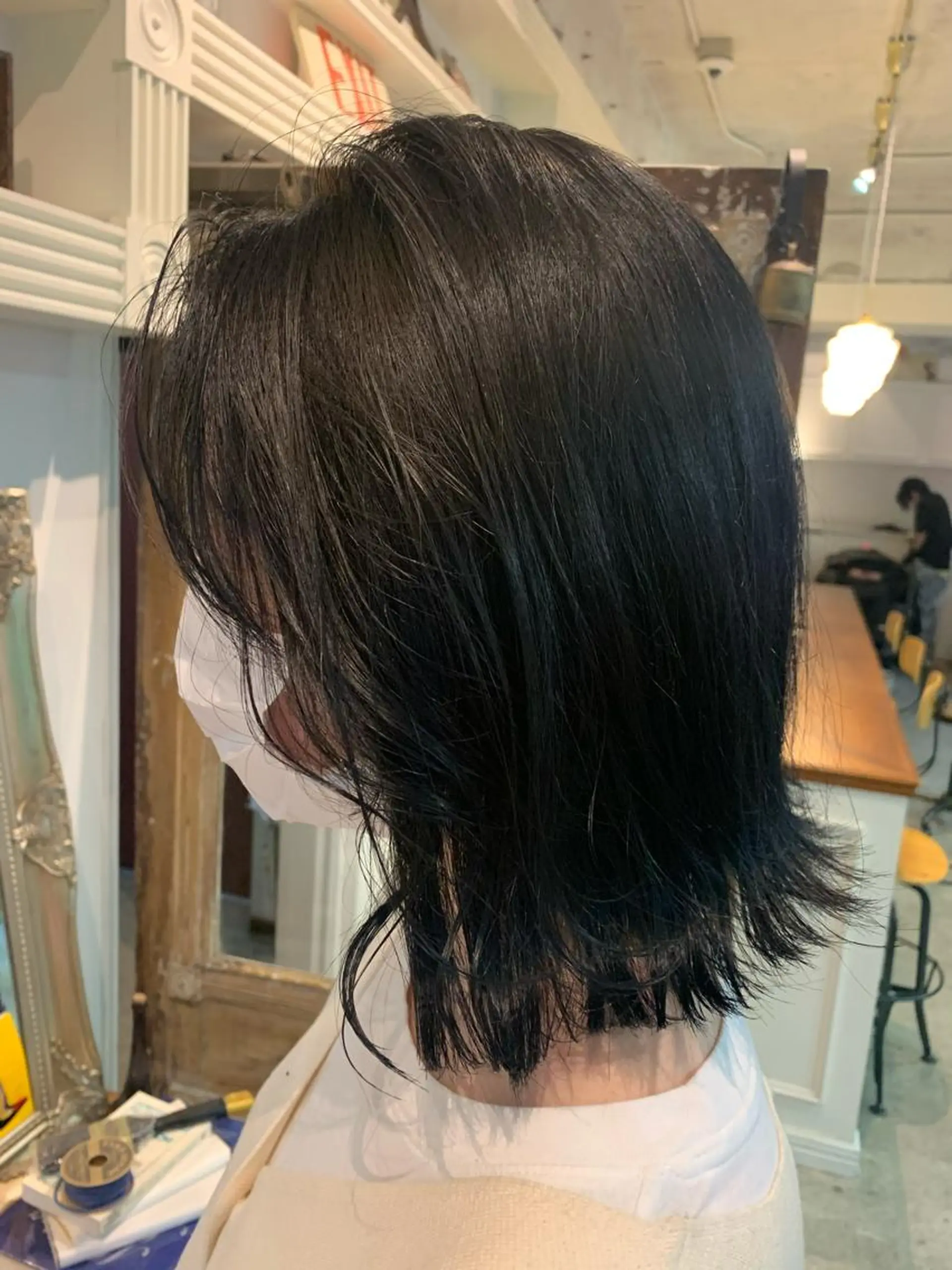 ミディアム ヘアカラー トリートメント ヘッドスパ ヘアセット 山口 竣也のヘアスタイル