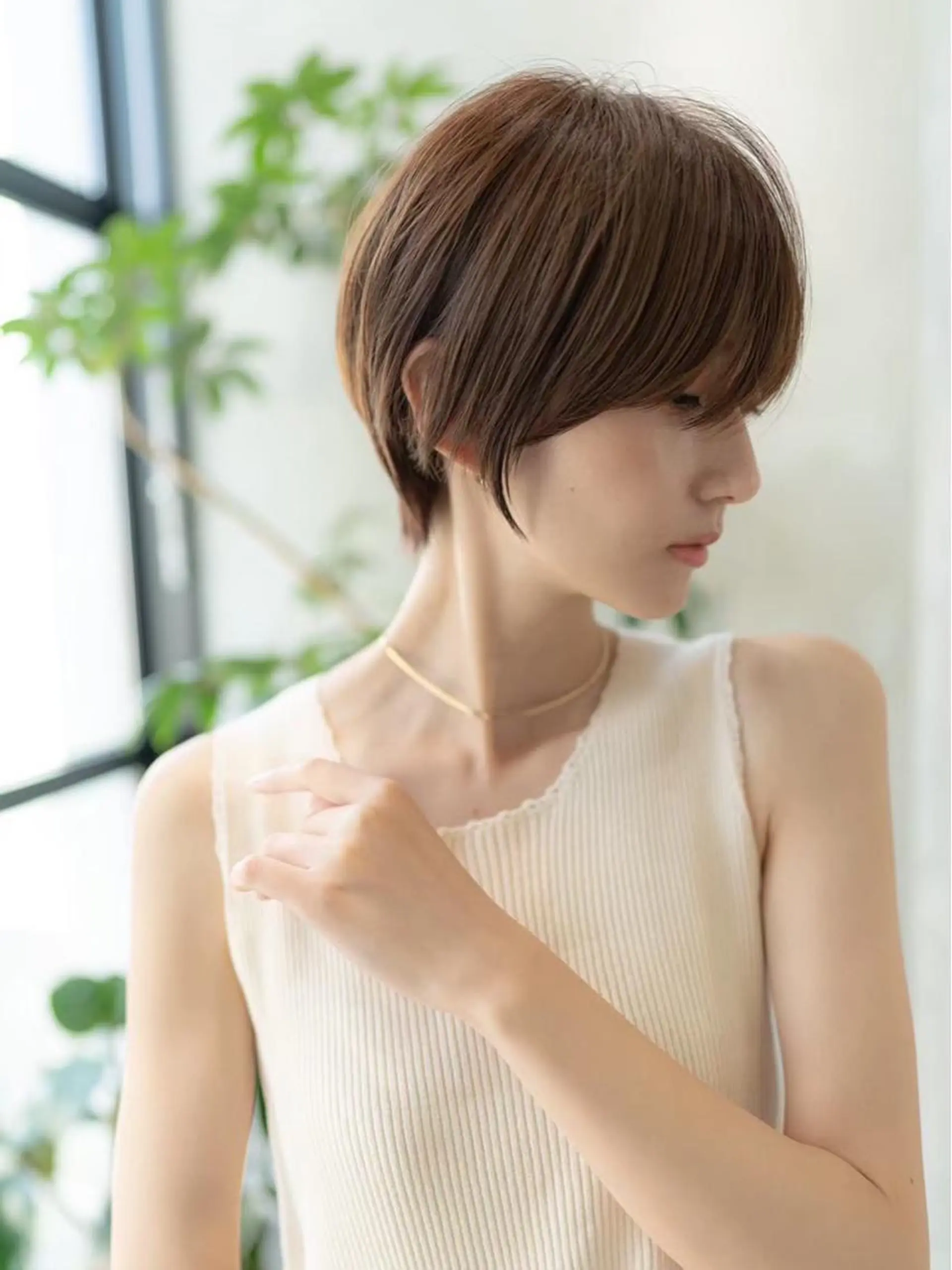 ショート カラー カット ヘアカラー トリートメント 韓国レイヤー🇰🇷 韓国研修◎渋谷カイトのヘアスタイル