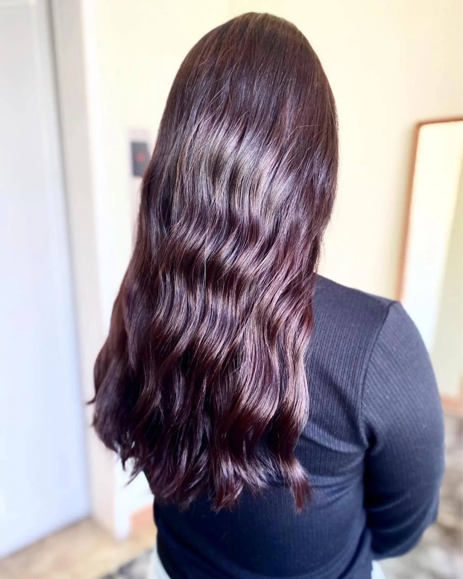 カラー ブラウンカラー パープルブラウン NUMBER 天王寺YUYAのヘアスタイル