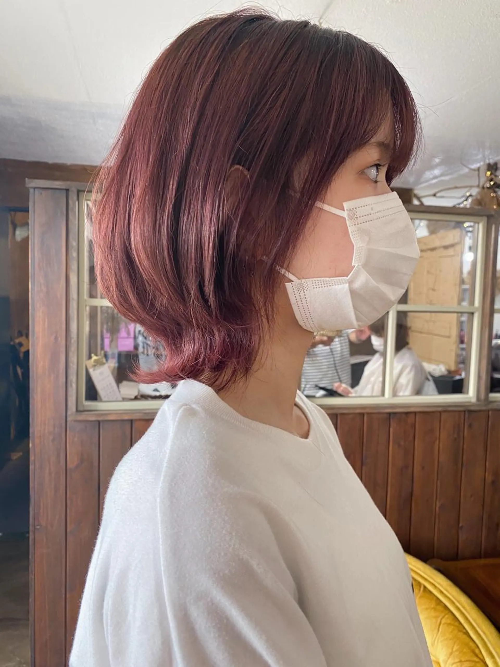 カラー 縮毛矯正 トリートメント 艶カラー🫧 MOMOYOのヘアスタイル
