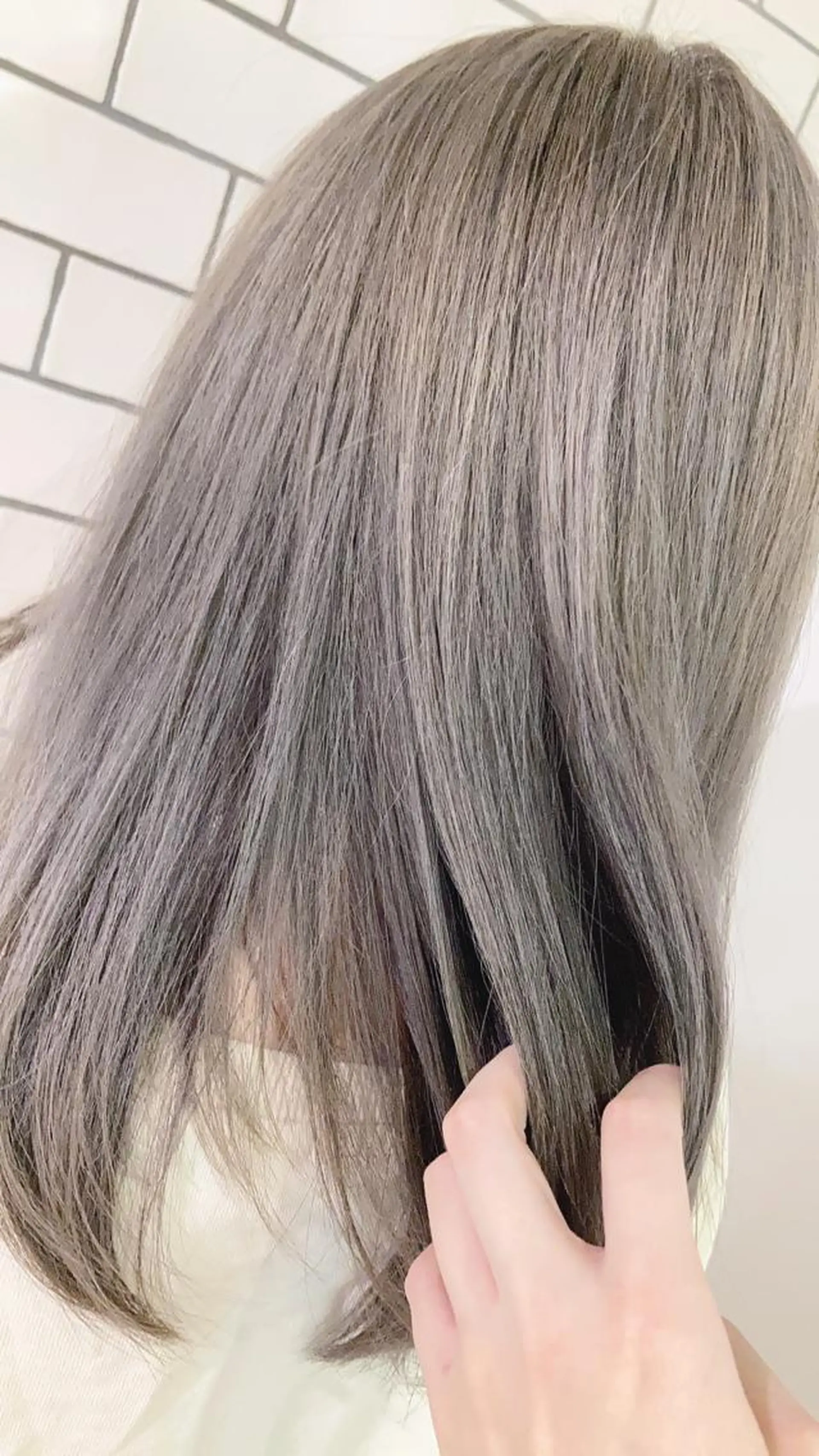 カラー ハイライトカラー オリーブカラー 髪質改善 mihoko/ ニュアンスパーマのヘアスタイル