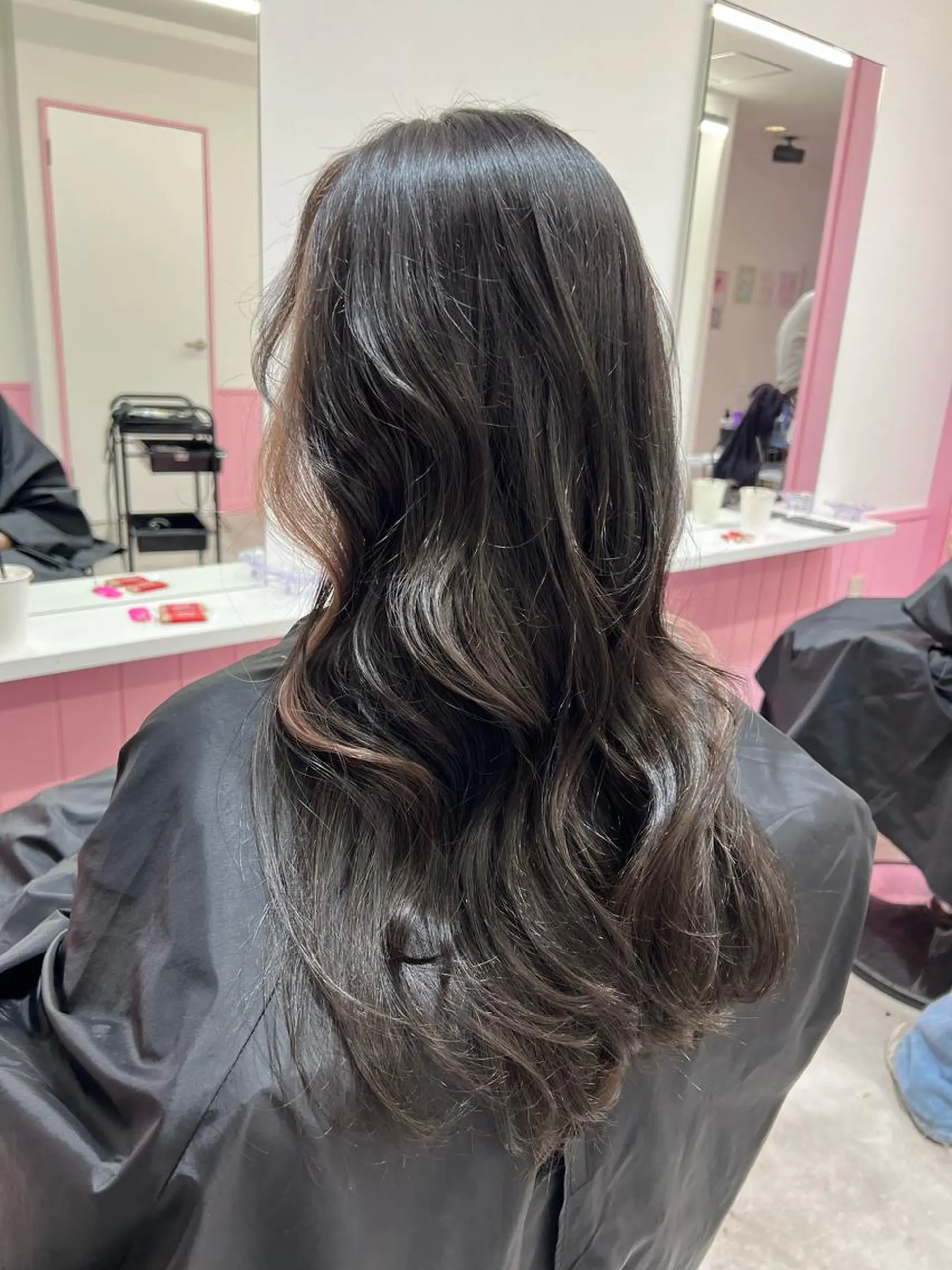 ロング ヘアカラー トリートメント ハイトーン♡ブリーチ ♡エクステ♡nanaのヘアスタイル