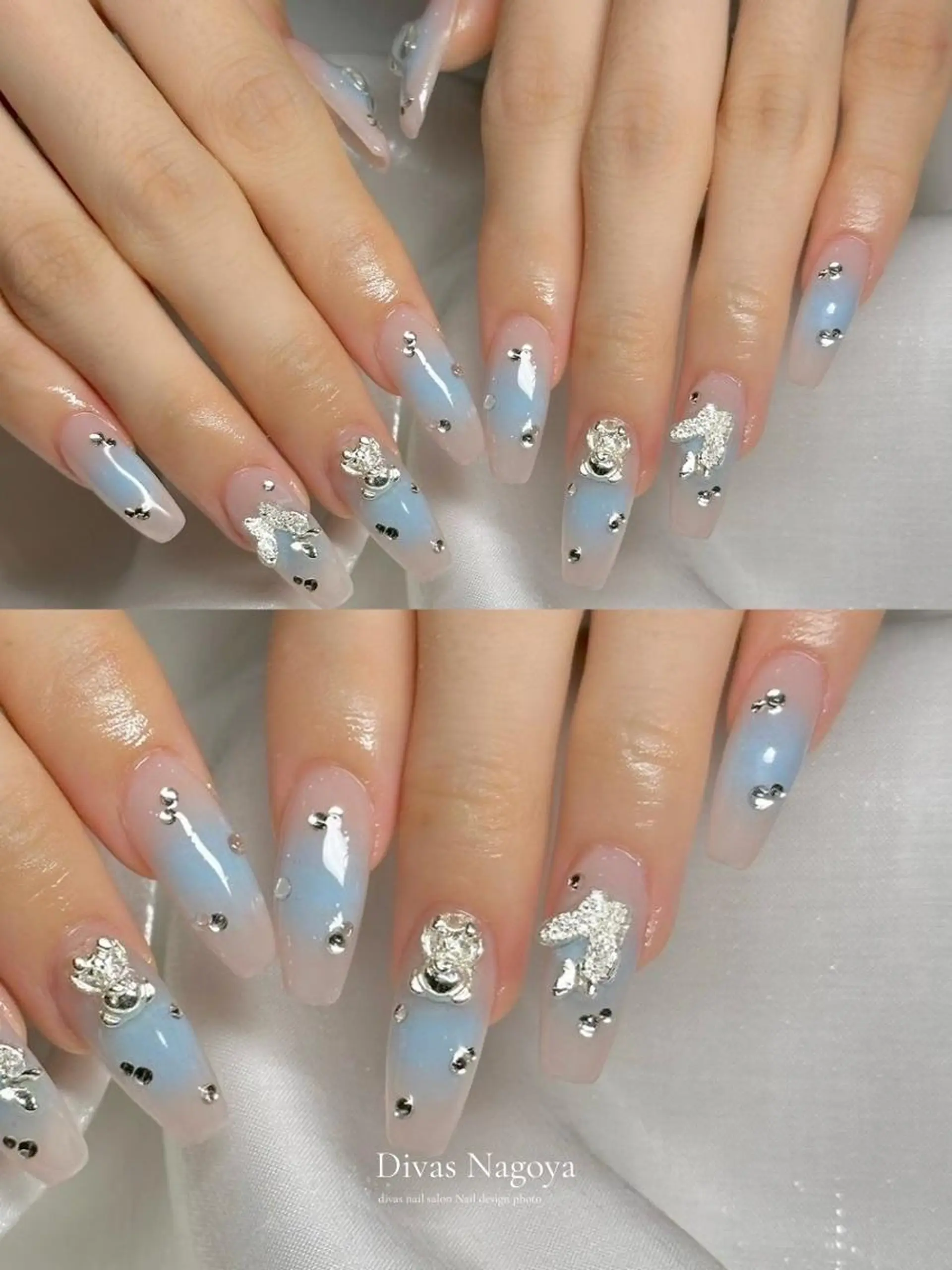 ネイル 長さ出し ジェルネイル 韓国ネイル マグネットネイル 持ち込み 🎀Sakae D.d nail🎀のネイルデザイン