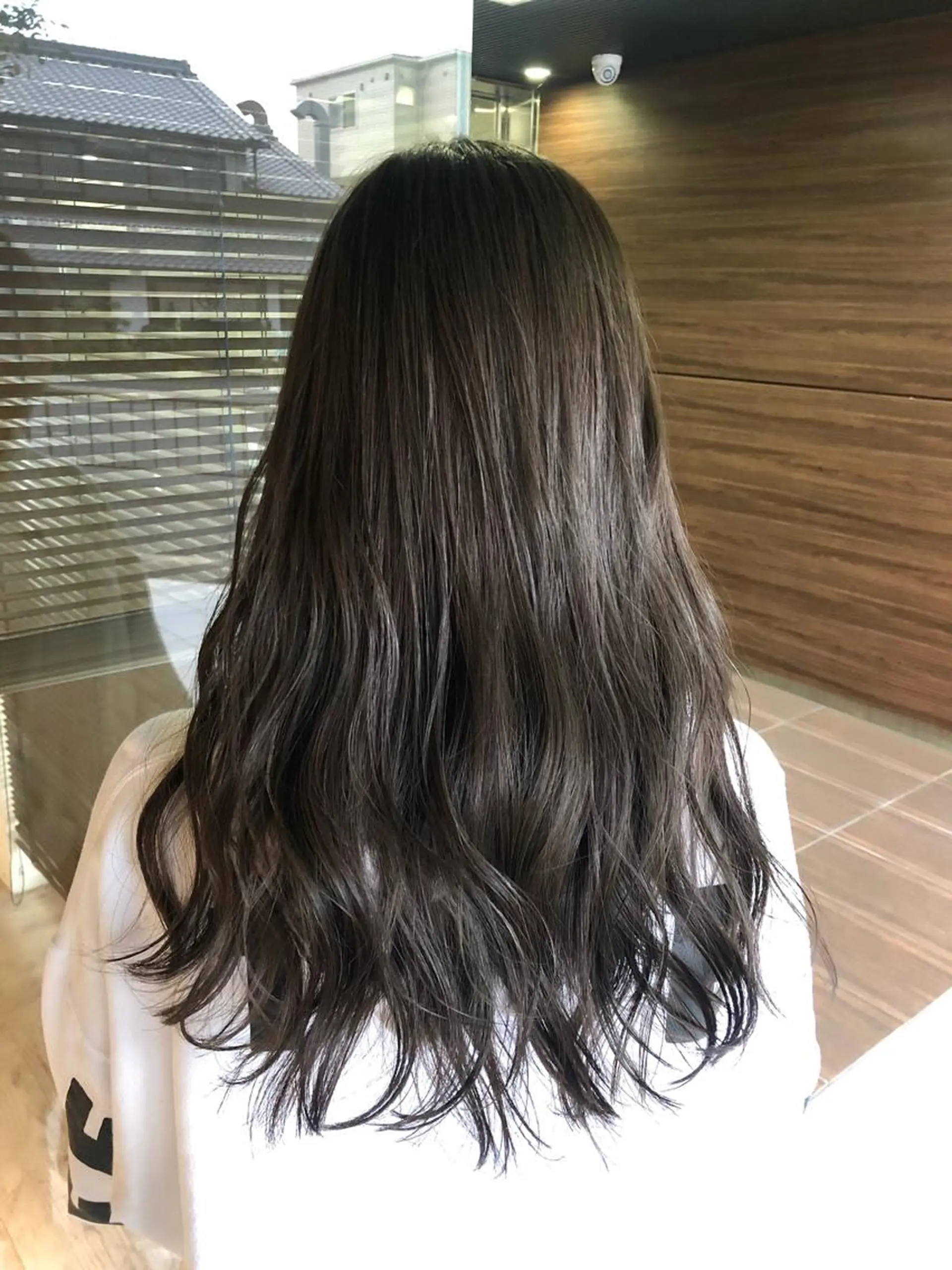 ロング カラー アッシュ ✨理想の顔まわりに✨ 林有里子のヘアスタイル