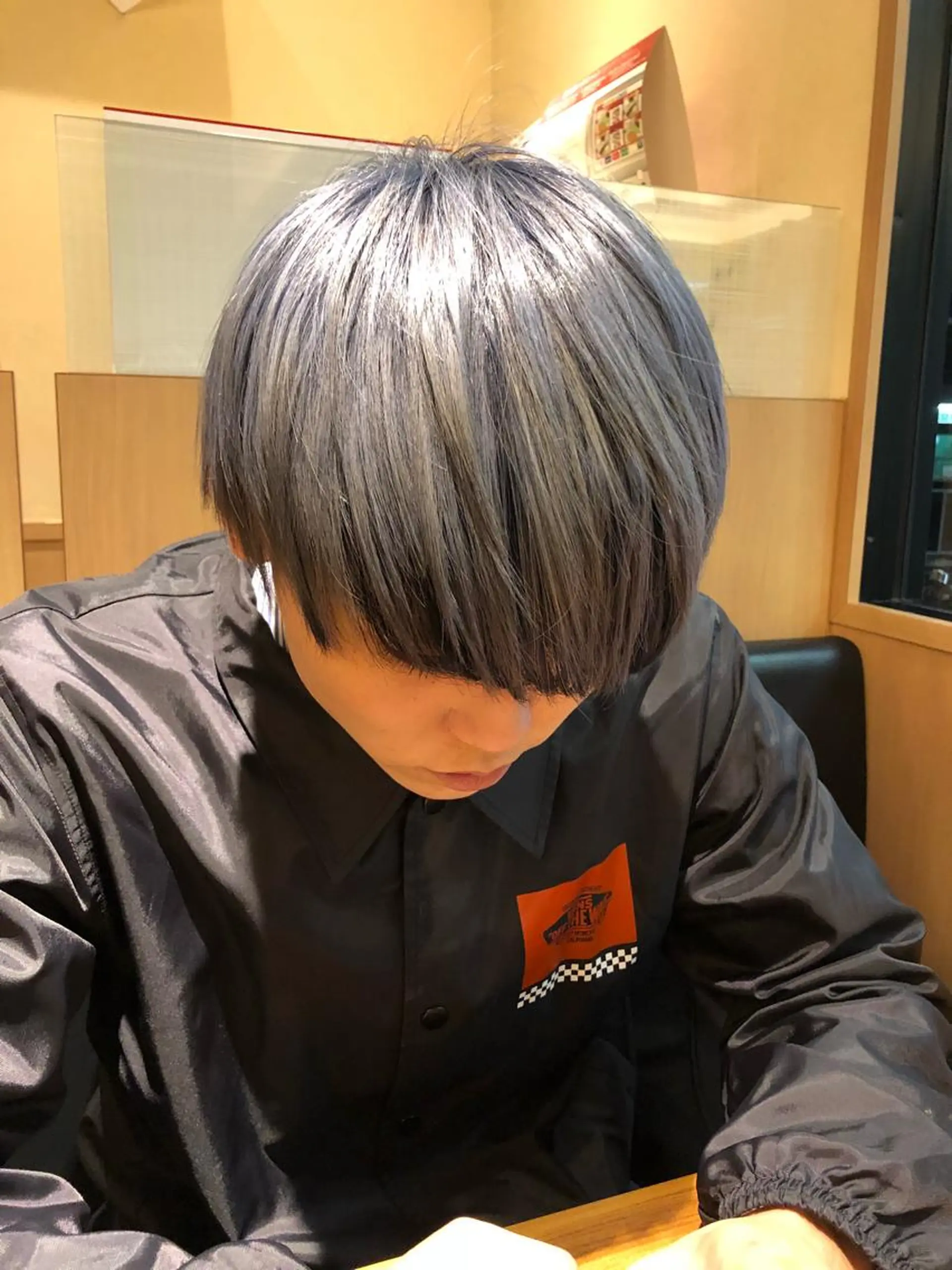 カラー メンズ アッシュ AUBE HAIR camelia 枚方店所属・メンズパーマ/ メンズカット/渡邊亘のヘアスタイル