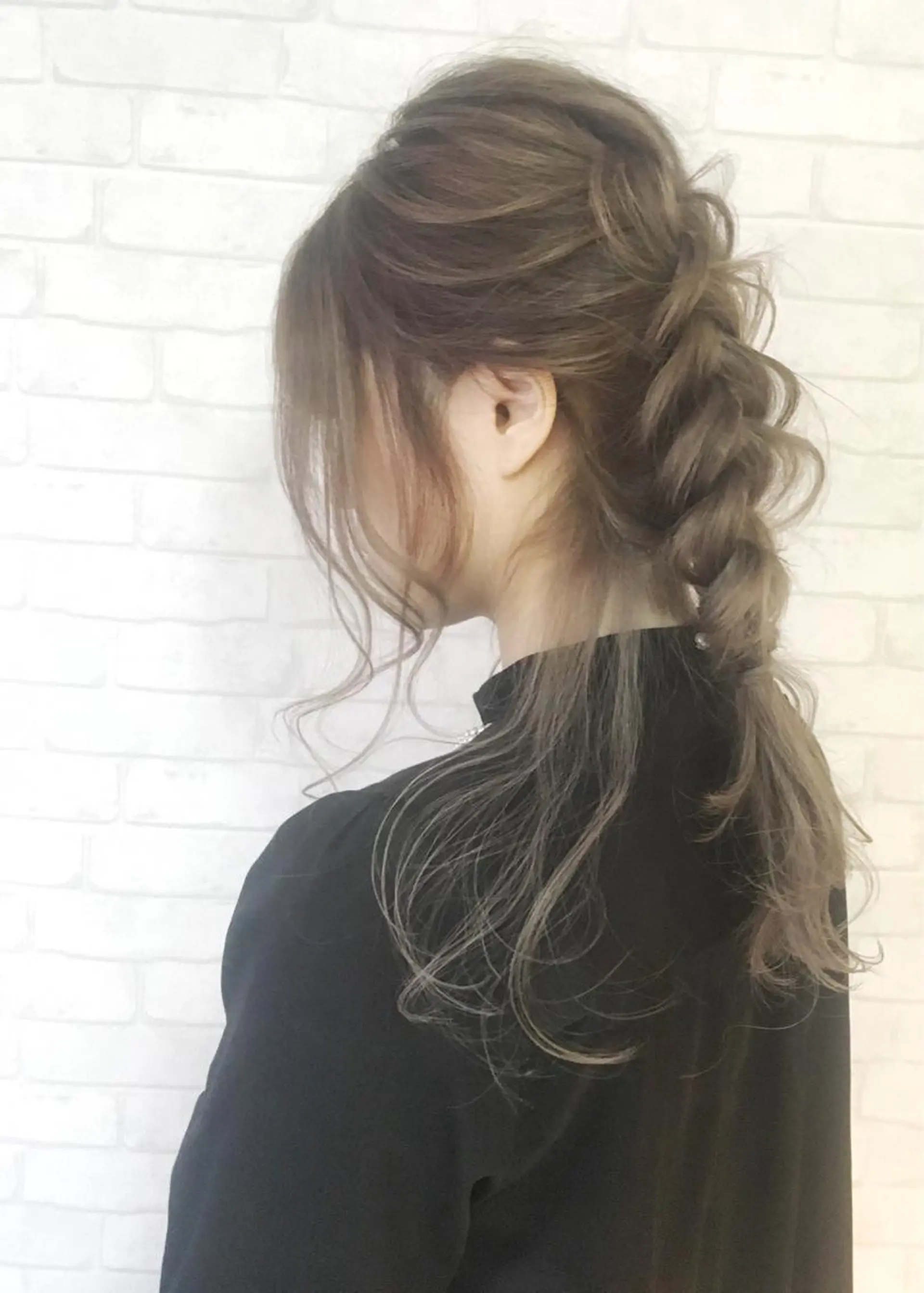 セミロング カラー パーマ 北川 大輔のヘアスタイル