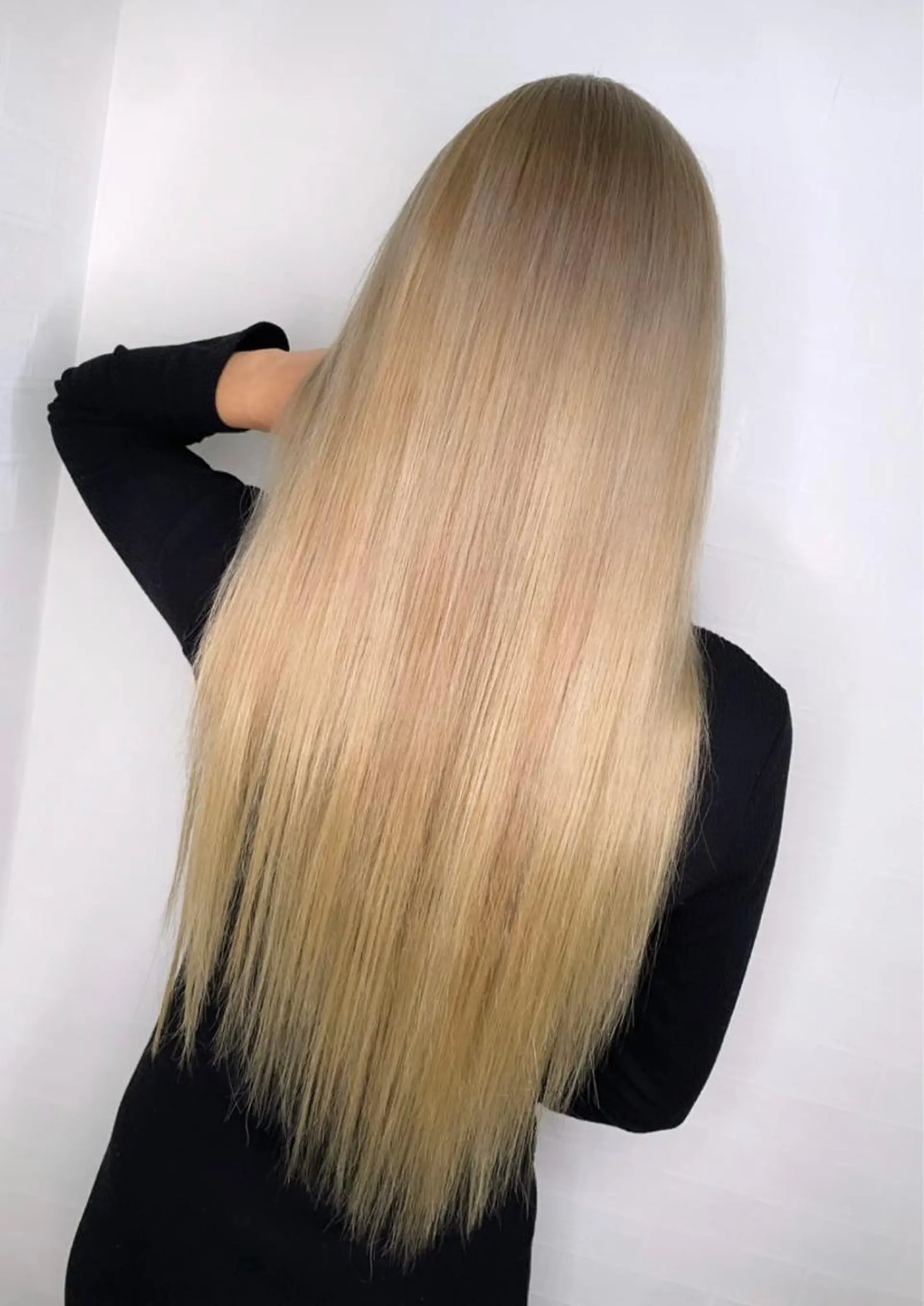 ロング カラー ブリーチ ケアブリーチ エクステ ヘアカラー エクステ 🧠U-topia 西村彩🧠のヘアスタイル