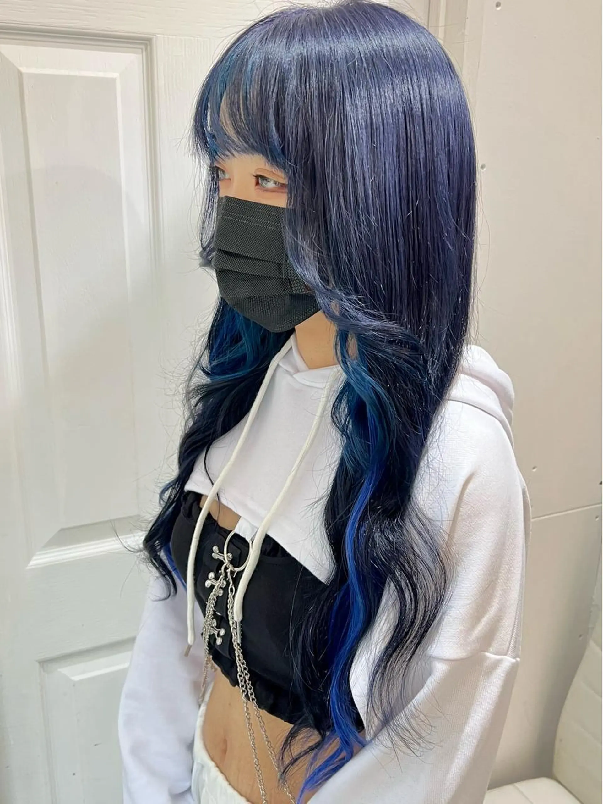 ロング カラー エクステ uros.所属・メンズパーマ/ エクステ🌞セナのヘアスタイル