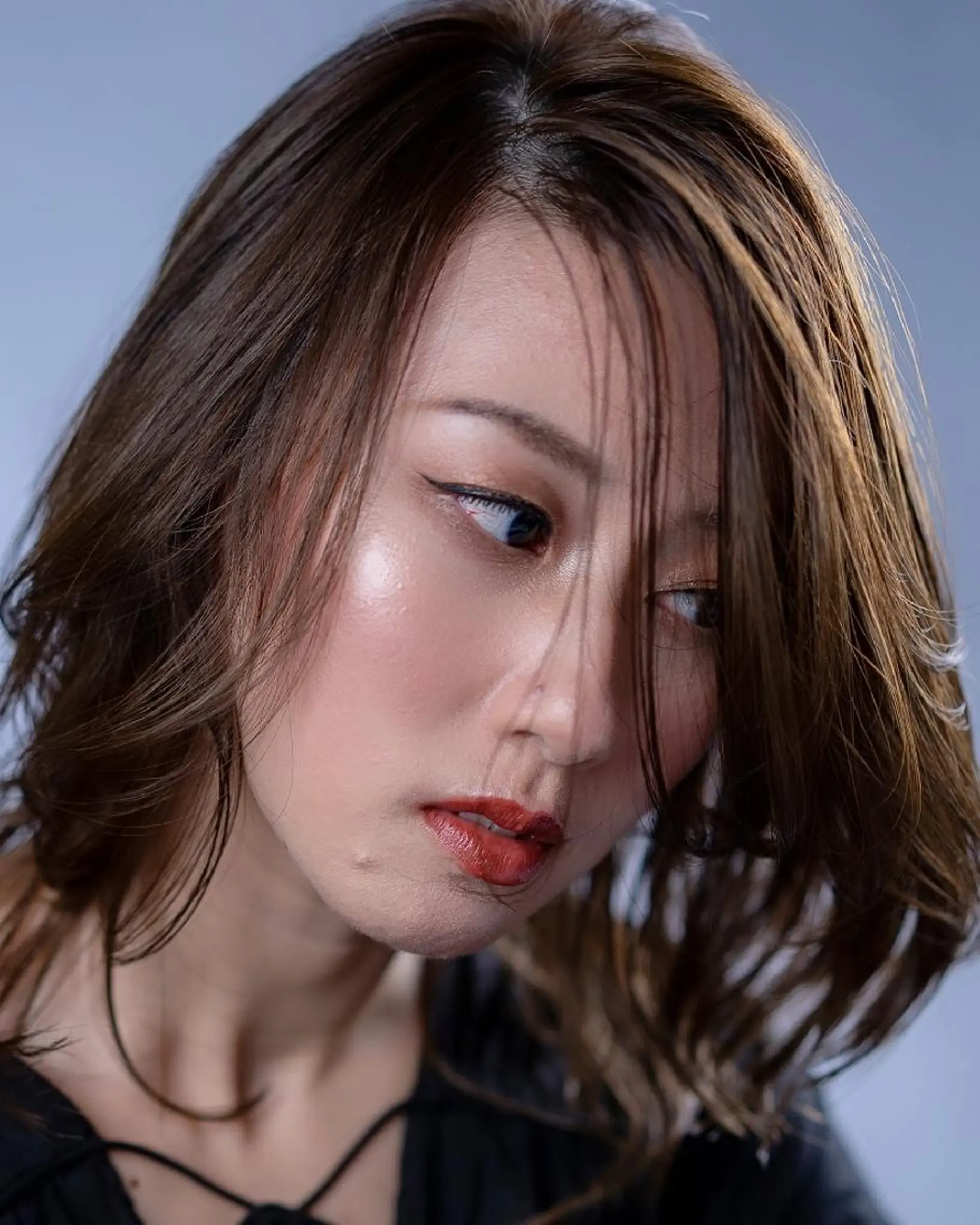 ミディアム カラー パーマ ヘアアレンジ ネイル マツエク・マツパ アイブロウ Loop for hair所属・松尾 泰伸のヘアスタイル