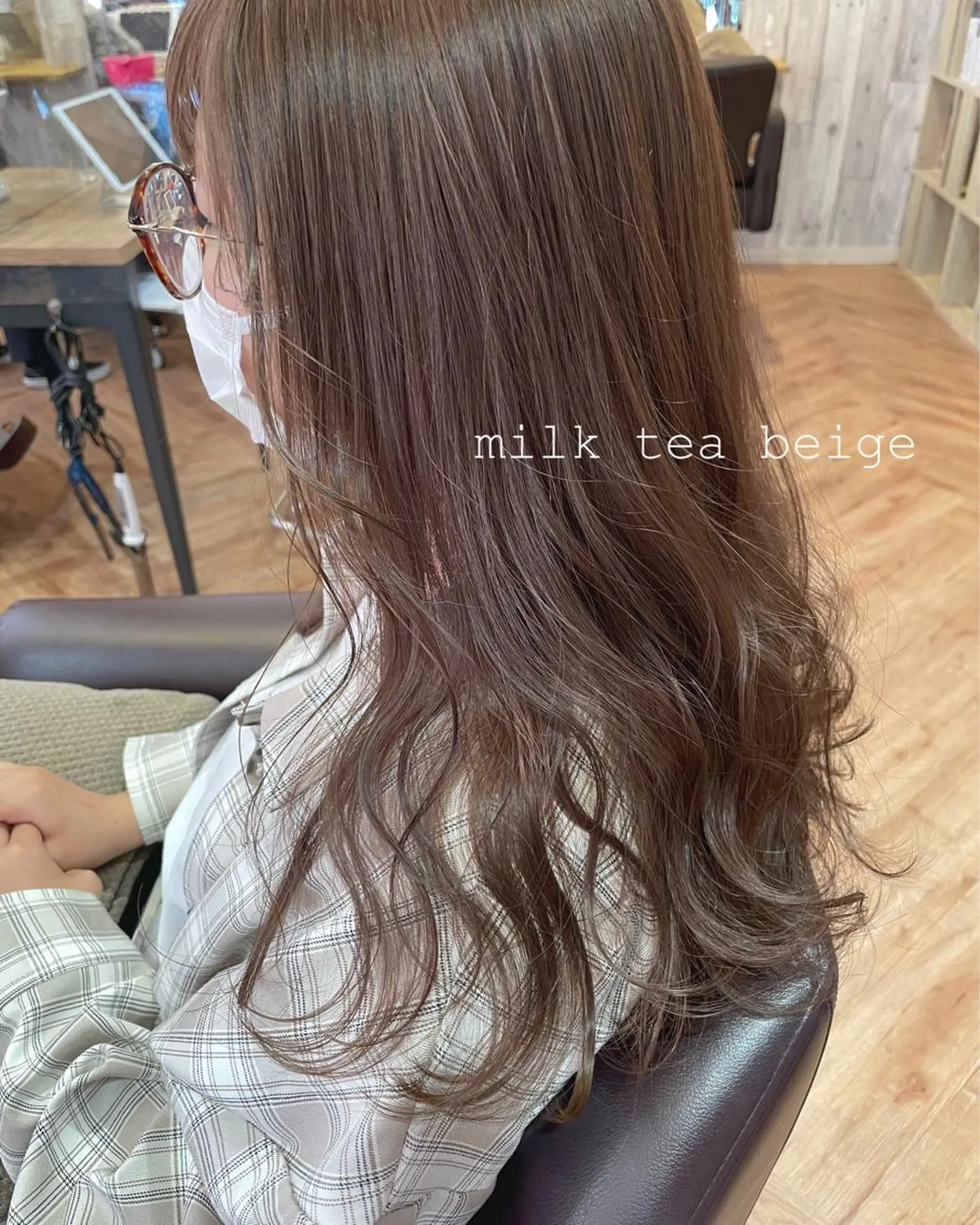 ロング カラー ヘアアレンジ ヘアカラー トリートメント NANA／trend style🕊🍑のヘアスタイル