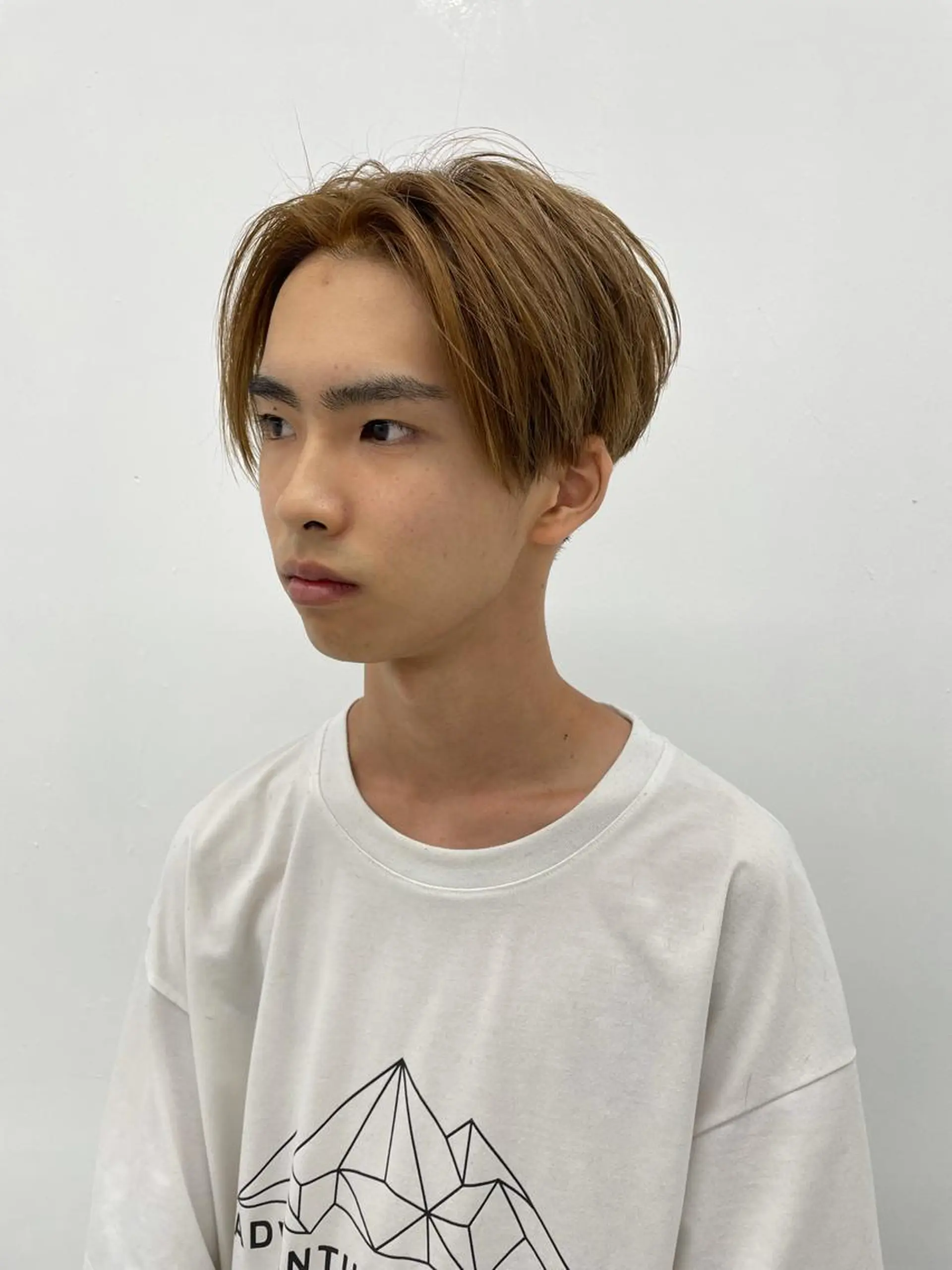 メンズ カット ヘアカラー トリートメント スパイキーパーマ 柏NO1 藤本葉のヘアスタイル