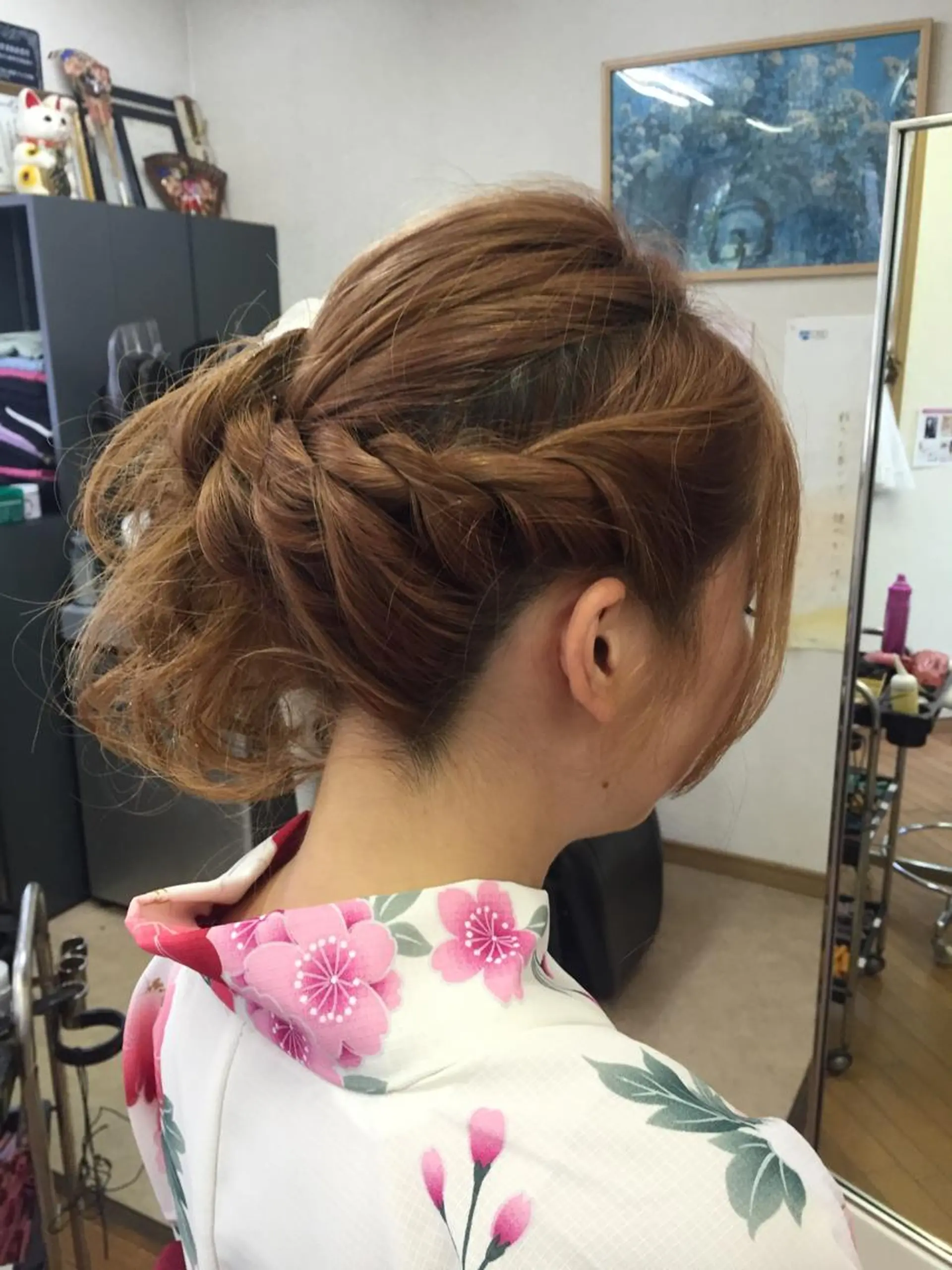 ヘアアレンジ 浴衣 ヘアセット 加藤 千秋のエステ・リラクイメージ