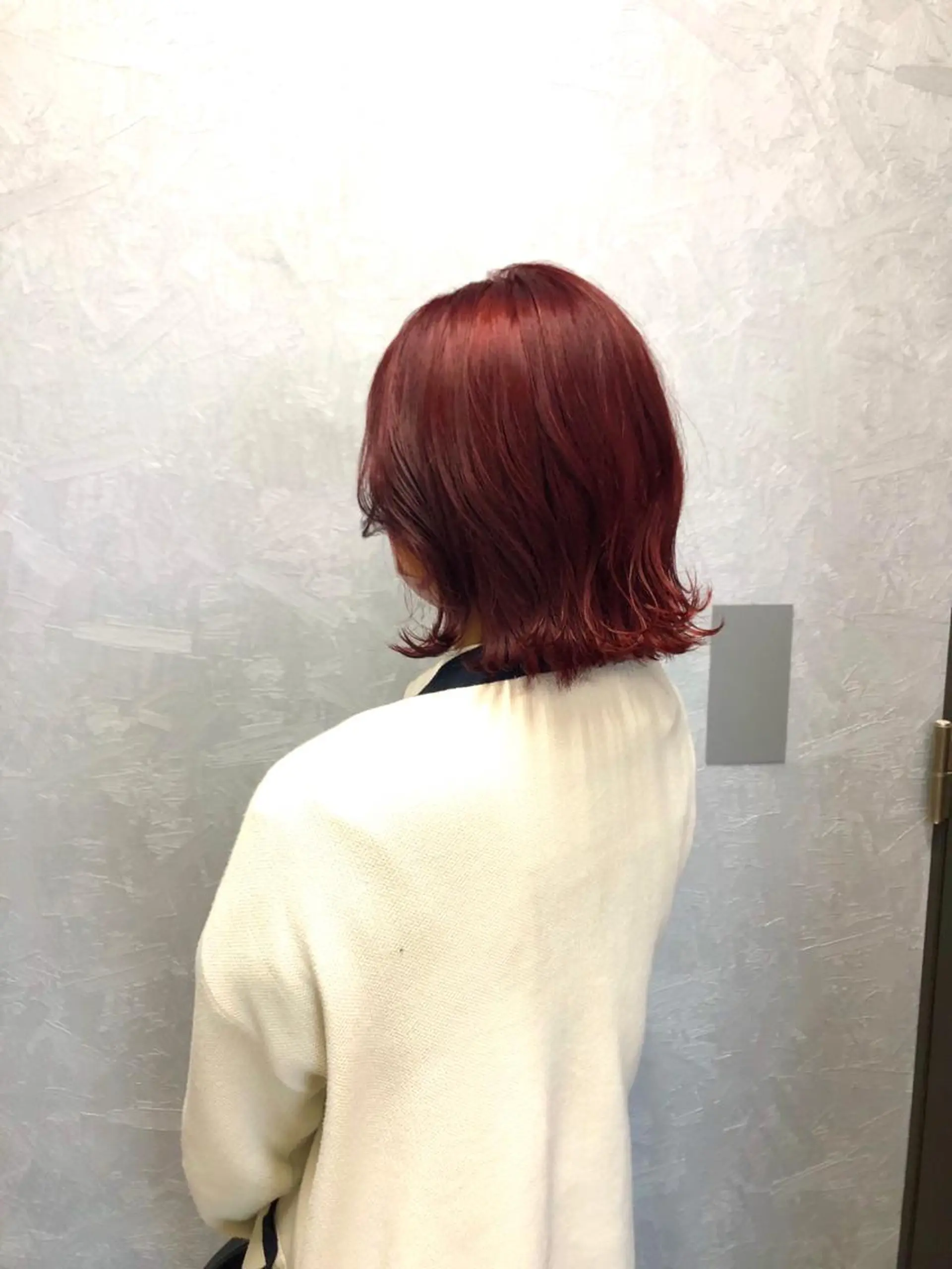 ミディアム カット ヘアカラー トリートメント 所渉/韓国レイヤー /ウルフカットのヘアスタイル