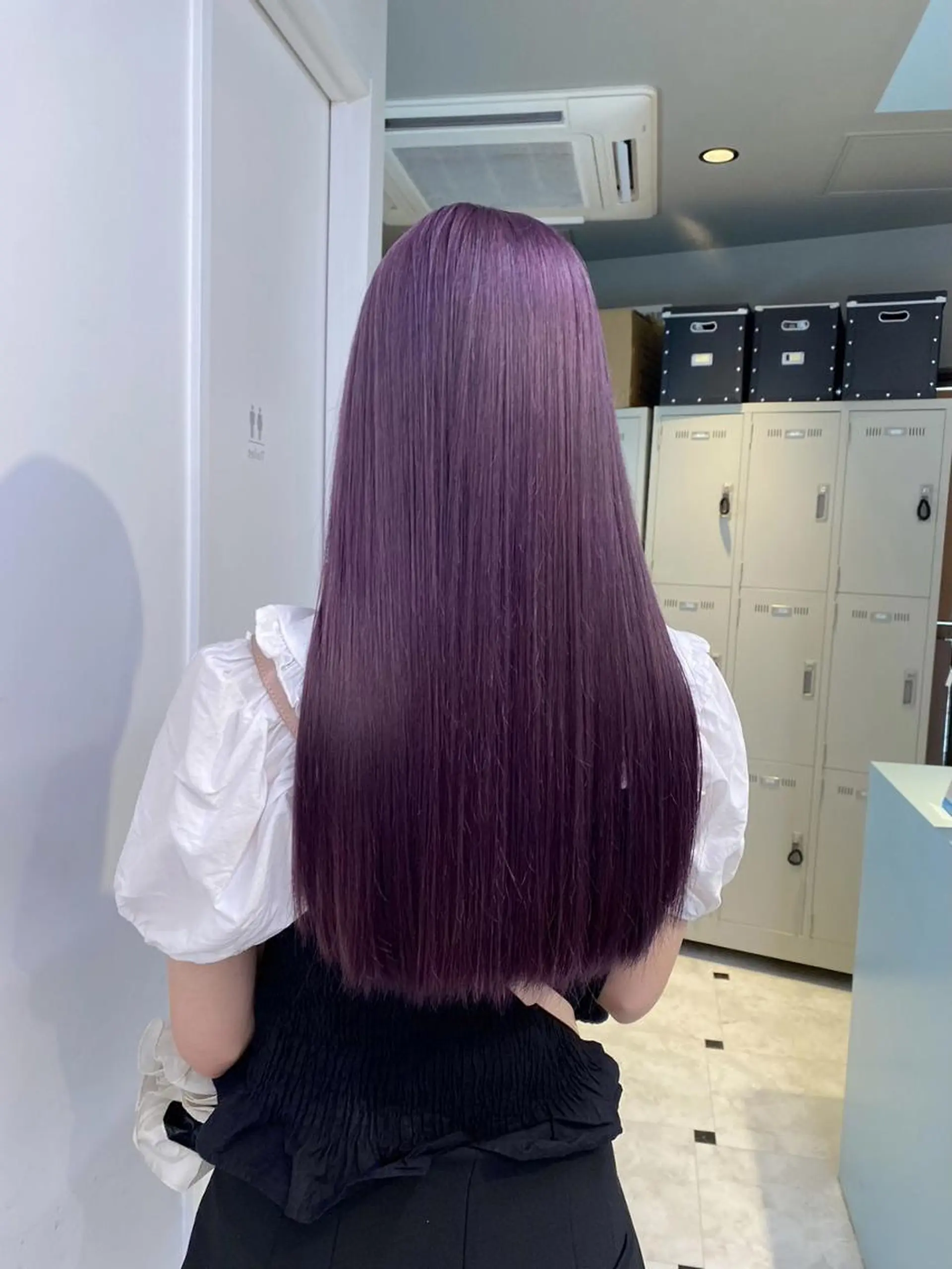 カラー ロング ヘアカラー ヘッドスパ ヘアセット ハイトーンブロンド 横浜💞ミオのヘアスタイル