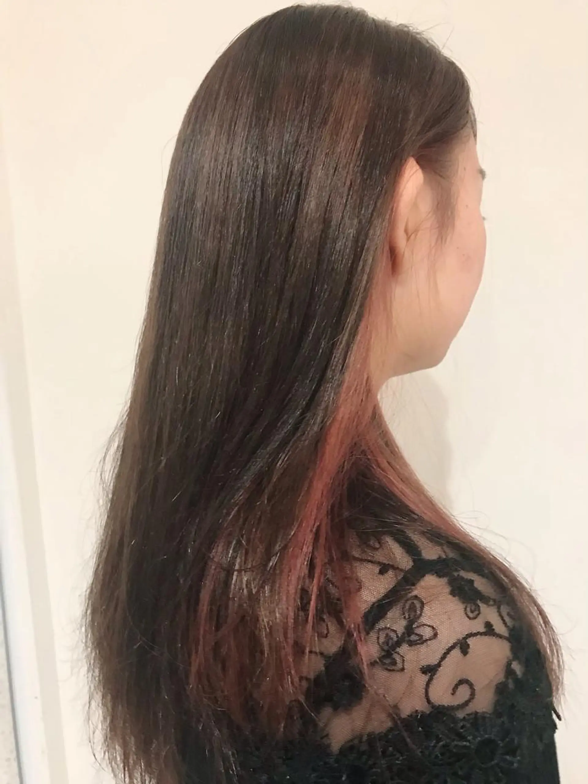 ロング カラー インナーカラー ピンクカラー 🍒memelu明石 🍒imamuraのマツエク・マツパデザイン