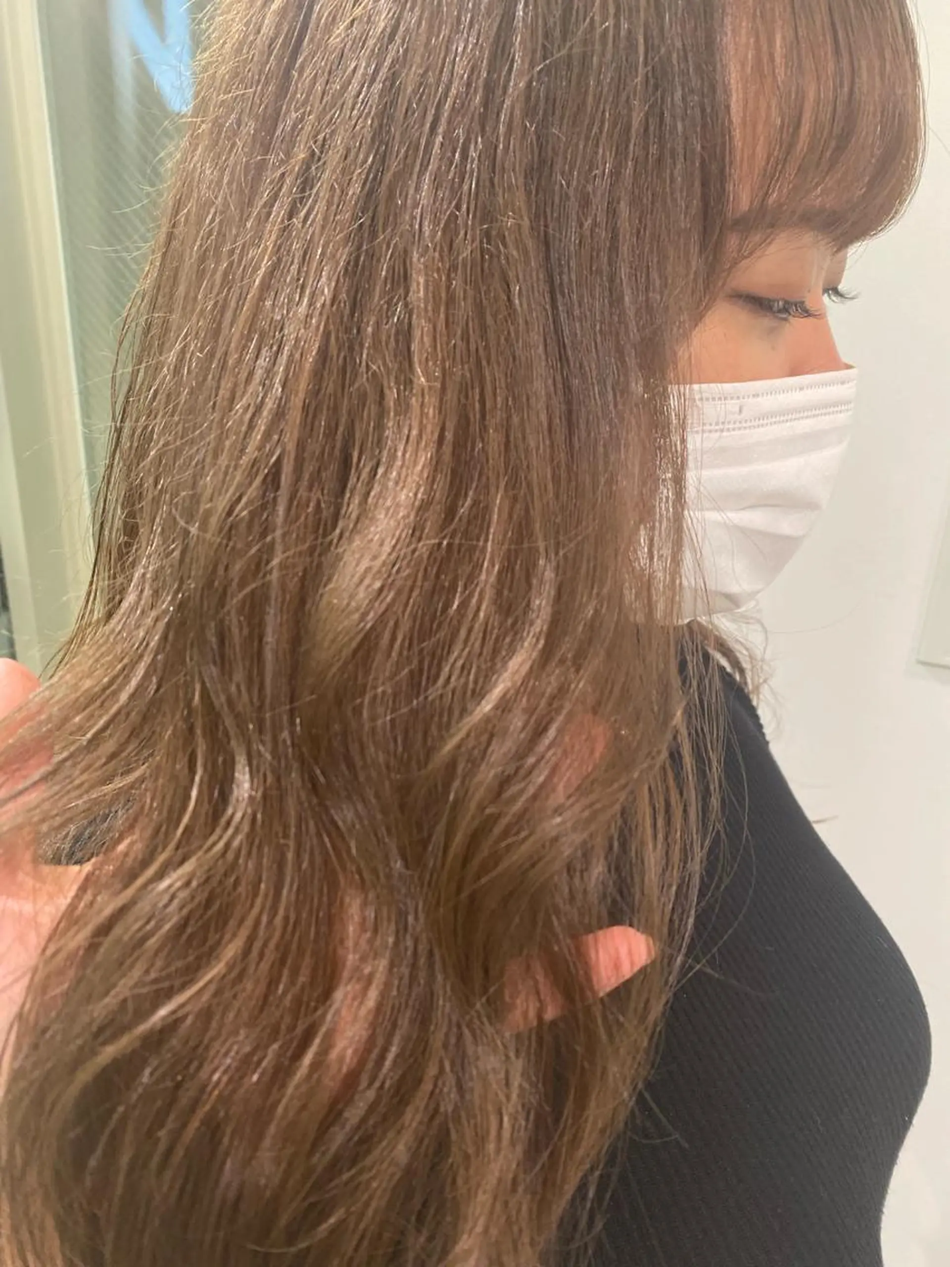 ロング カラー ヘアアレンジ カマチョ タイスのヘアスタイル