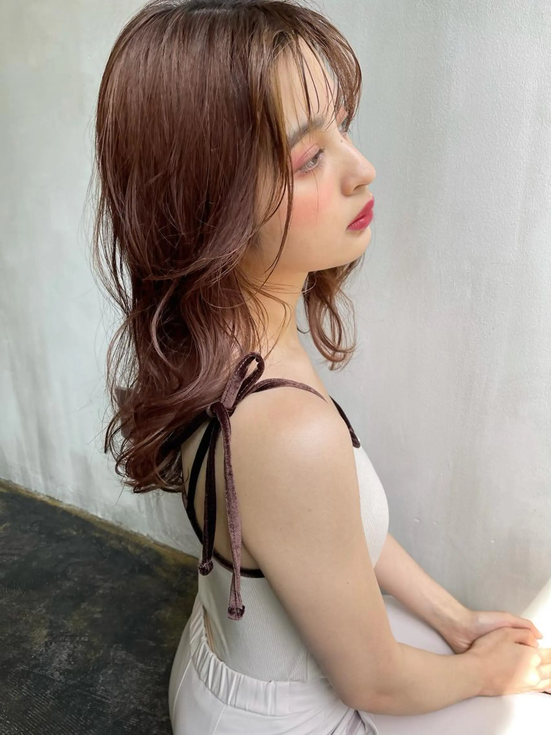 ロング ヘアカラー 韓国 / 中国ヘア 🦋Noniのヘアスタイル