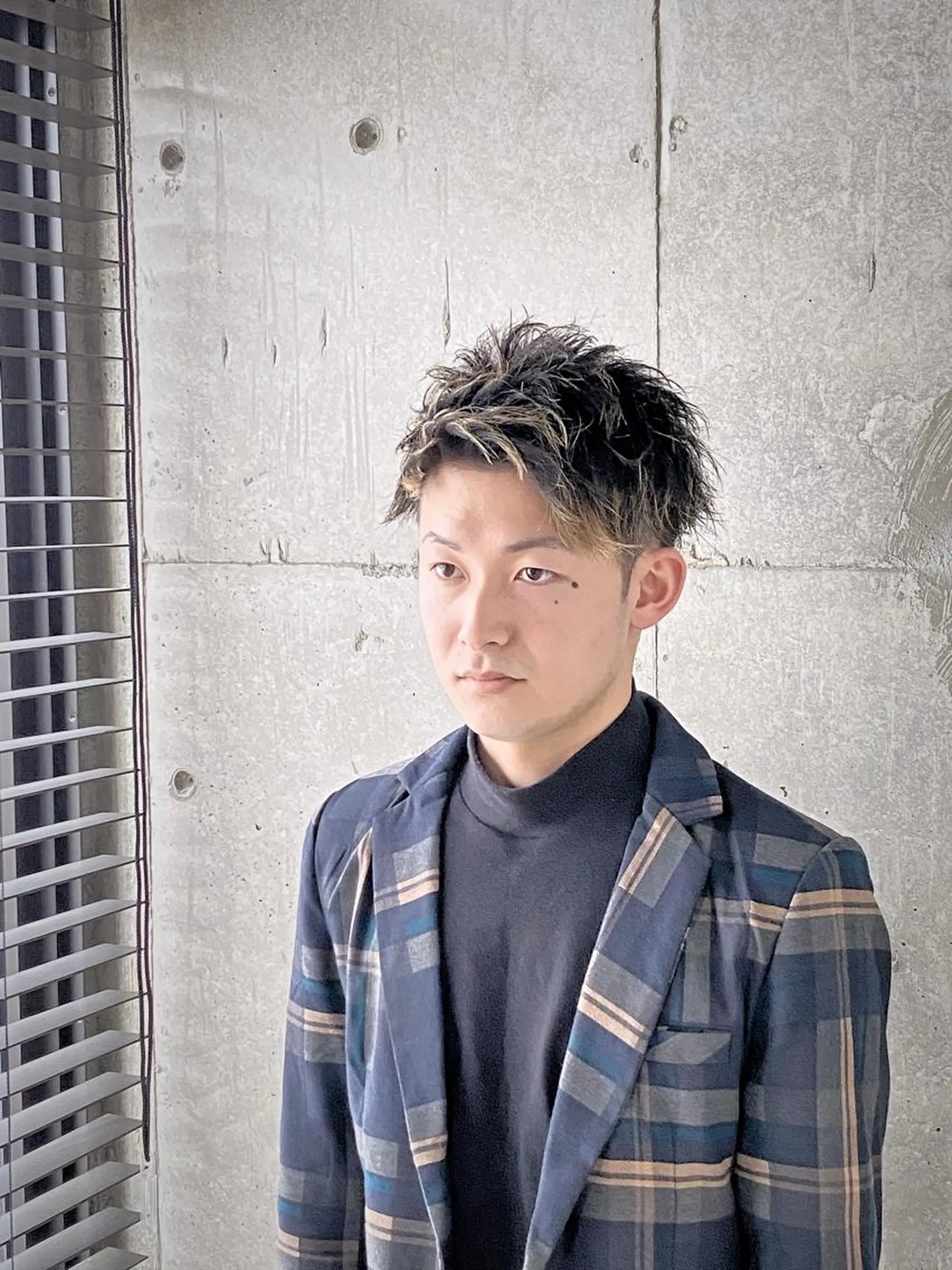 ショート カラー メンズ MENS  FEEL南森町所属・佐藤 達郎のヘアスタイル