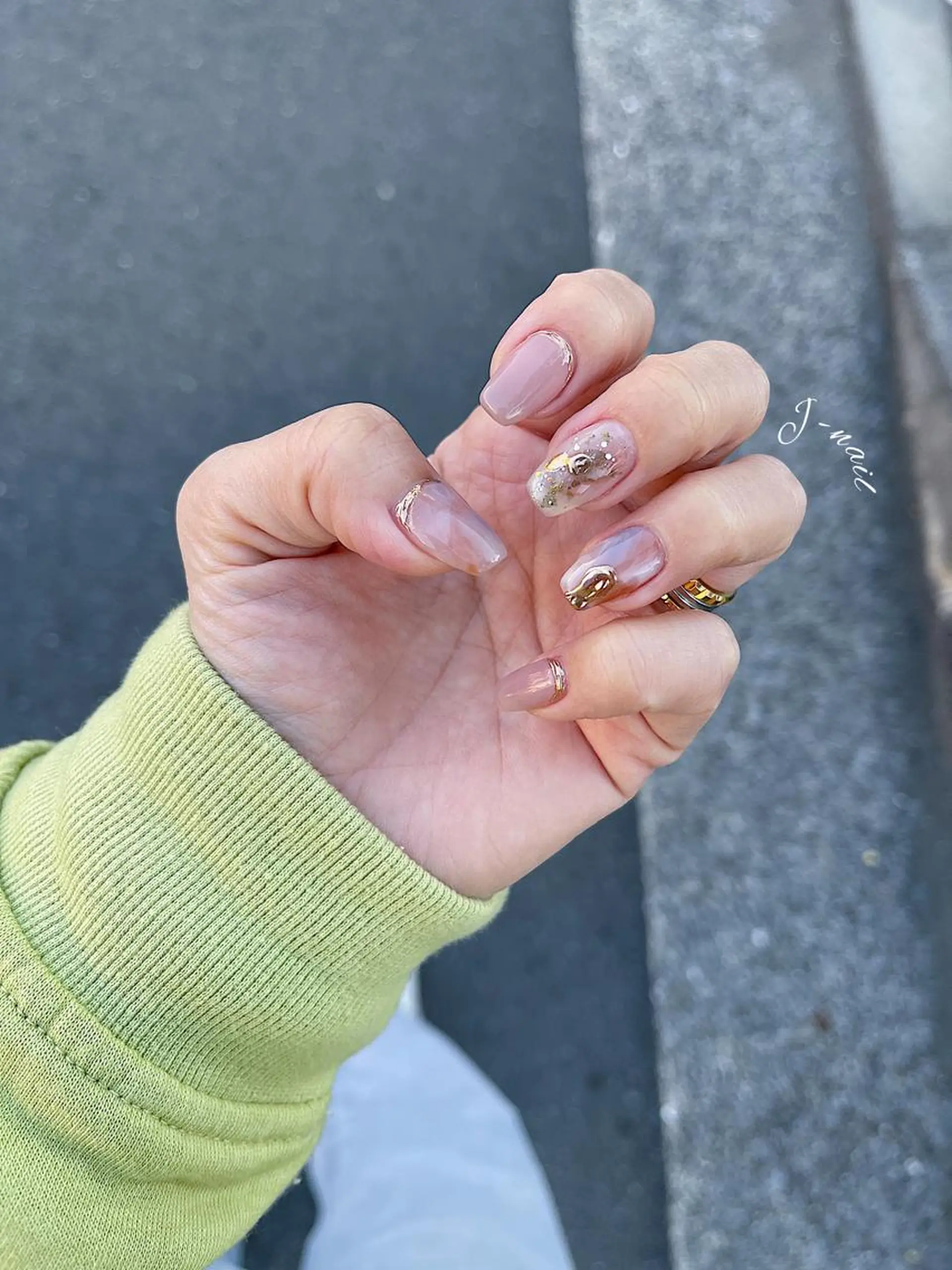 ネイル ニュアンスネイル J-nail satoのネイルデザイン