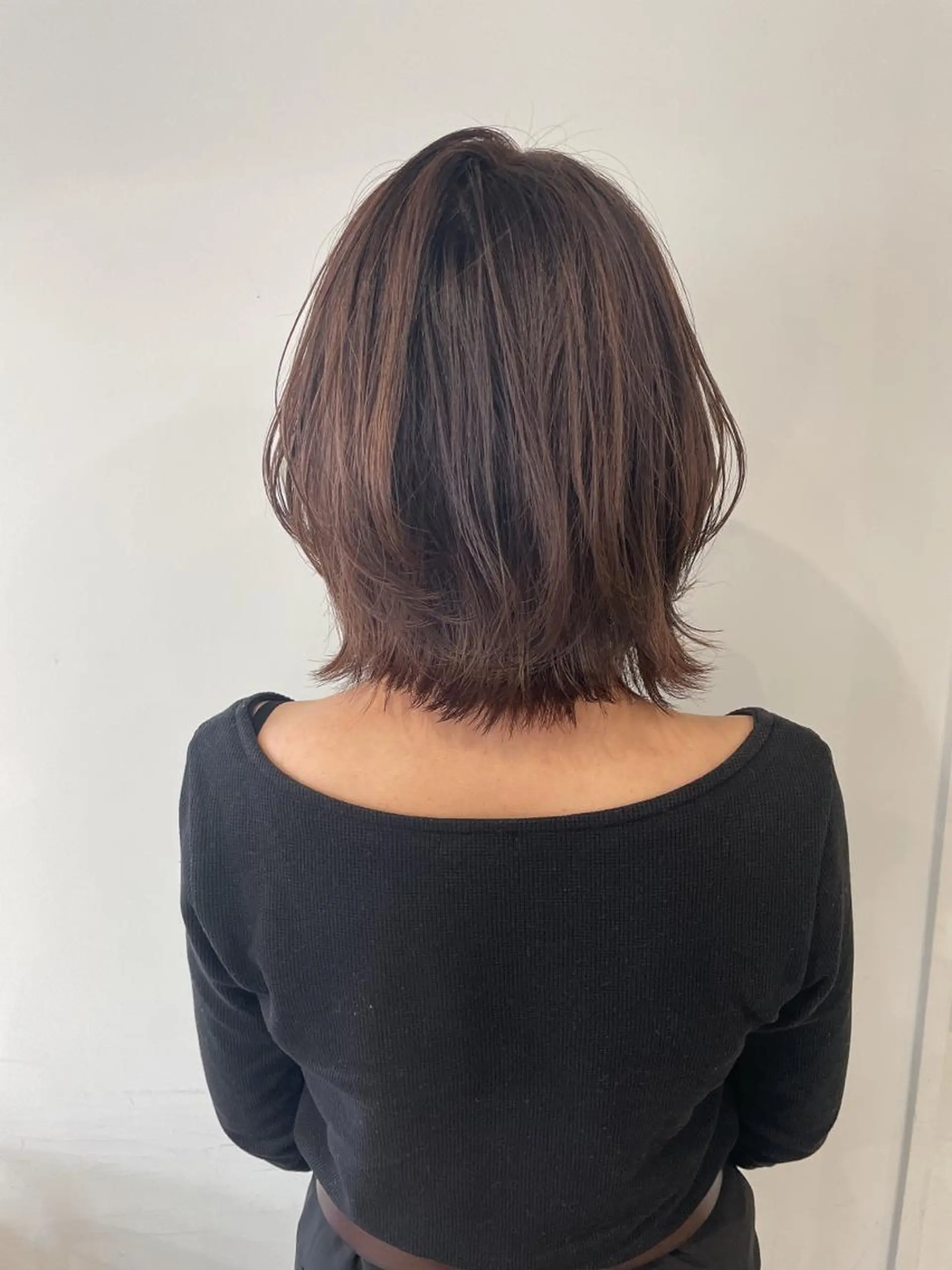ミディアム くびれヘア カット ヘアカラー パーマ 縮毛矯正 トリートメント 💫カットはなんでも 得意です✂️のヘアスタイル