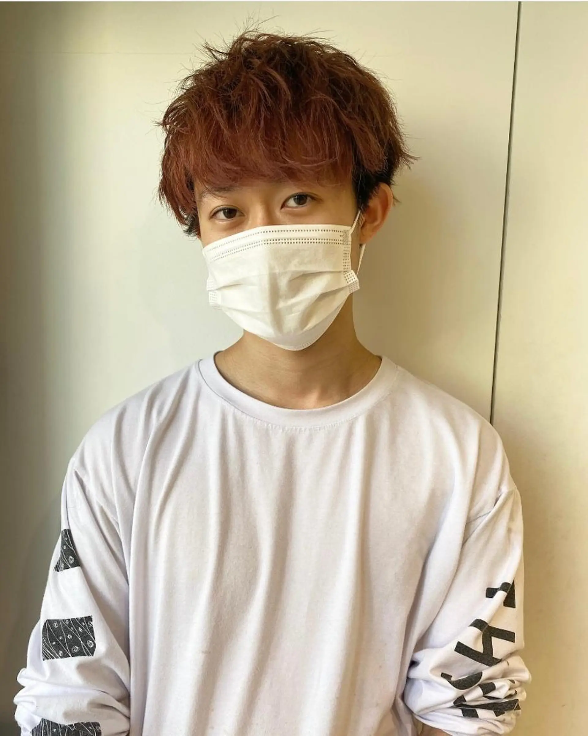 ショート カラー ヘアアレンジ メンズ ブラウンカラー レッドカラー レッドブラウン メンズパーマの達人 🌟川内絵人のヘアスタイル