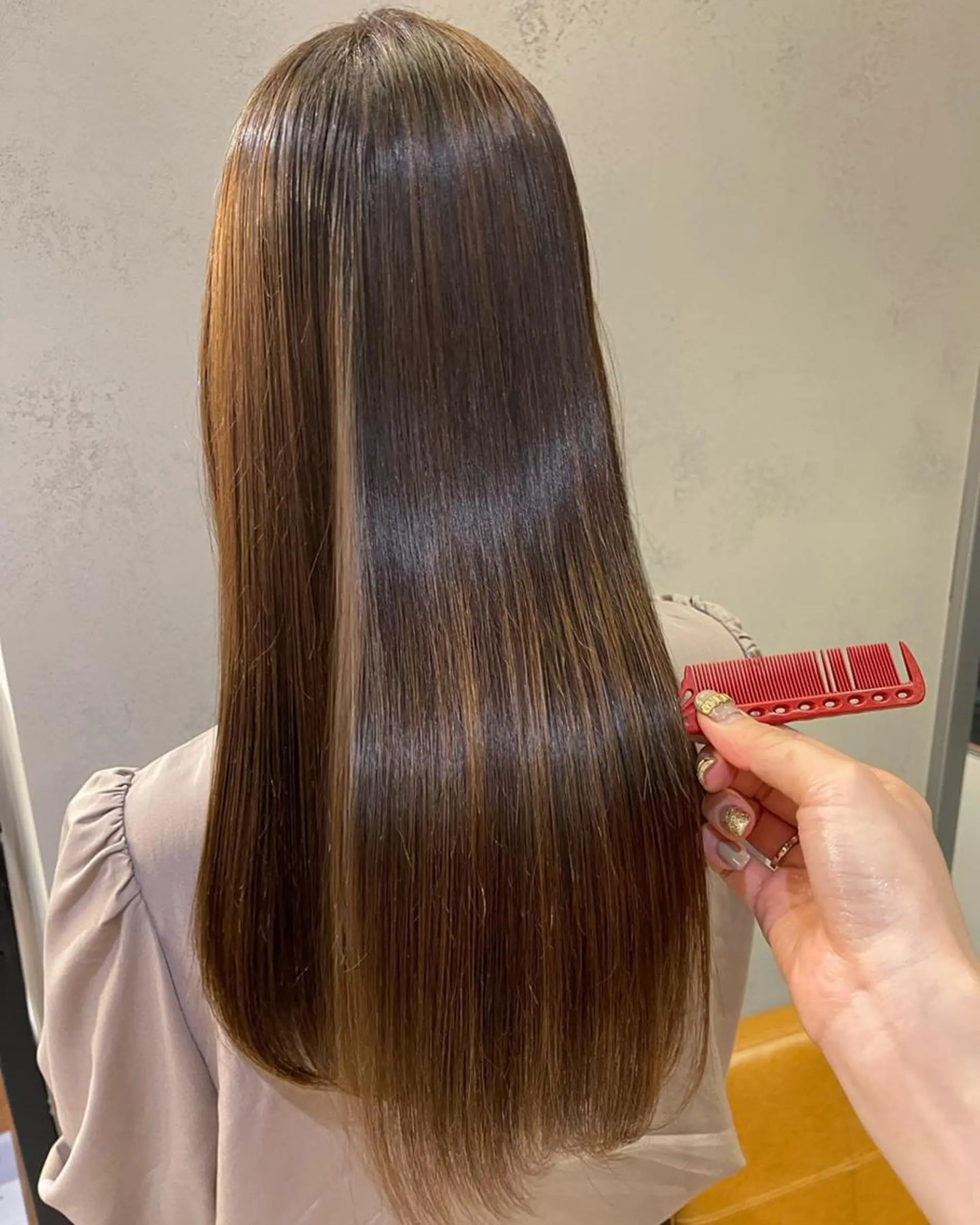 ミディアム カラー ヘアアレンジ 黒髪 インナーカラー 髪質改善 似合わせカット 縮毛矯正 ❥【韓国風ヘア】 stylist 林❥のエステ・リラクイメージ
