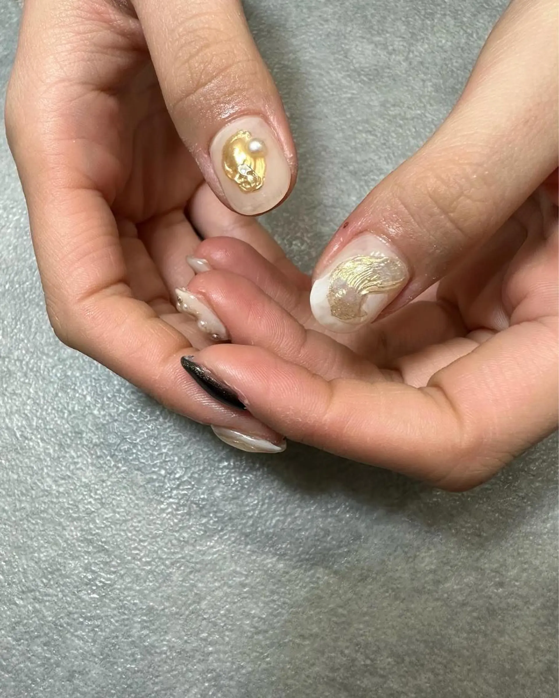 ネイル アートネイル ハンドネイル フットネイル kiii.__ ✴︎*のネイルデザイン
