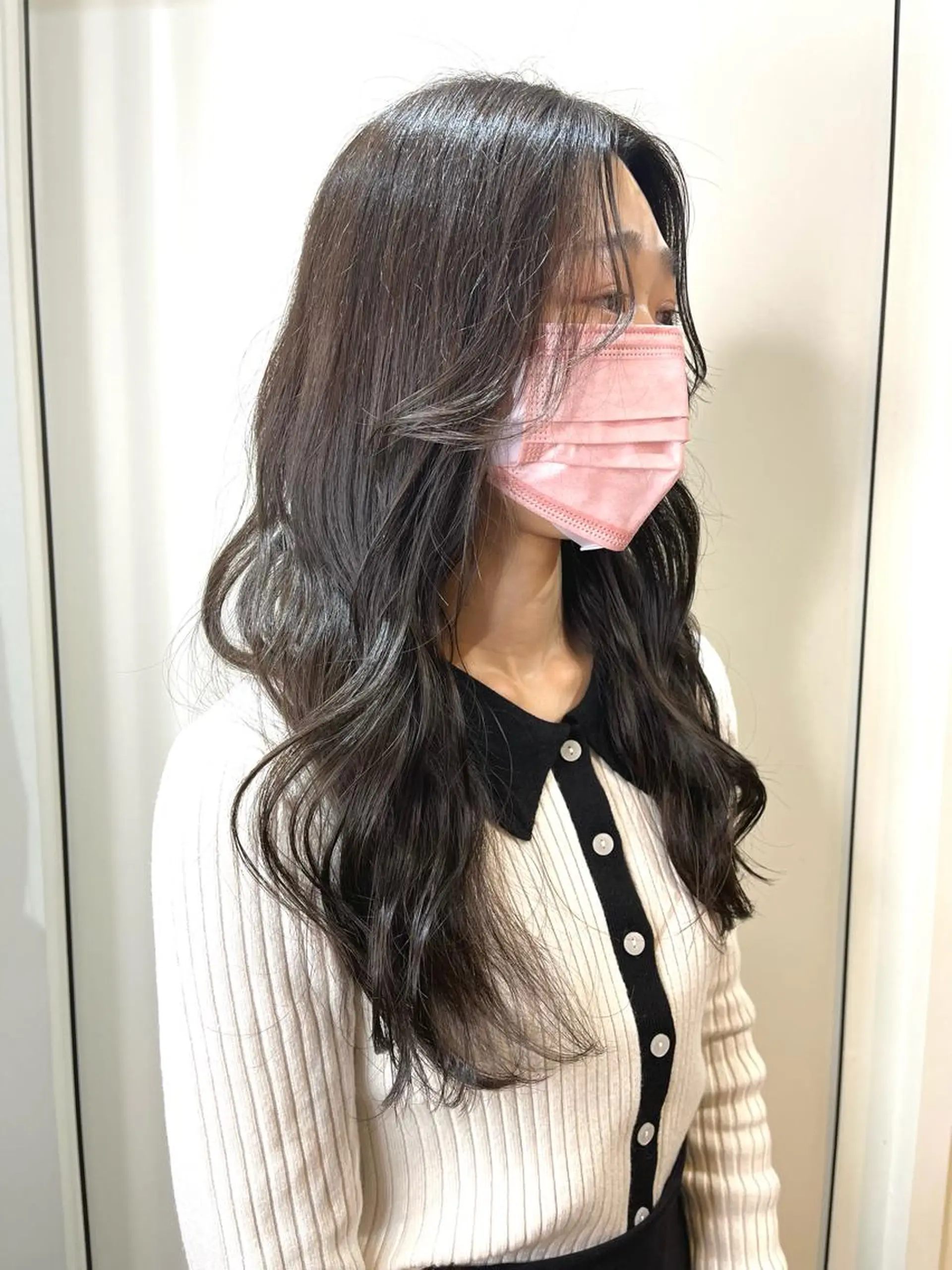 ロング カラー ブラウンカラー 透明感カラー 韓国風ヘア Pocketいわき 深谷 智花のヘアスタイル