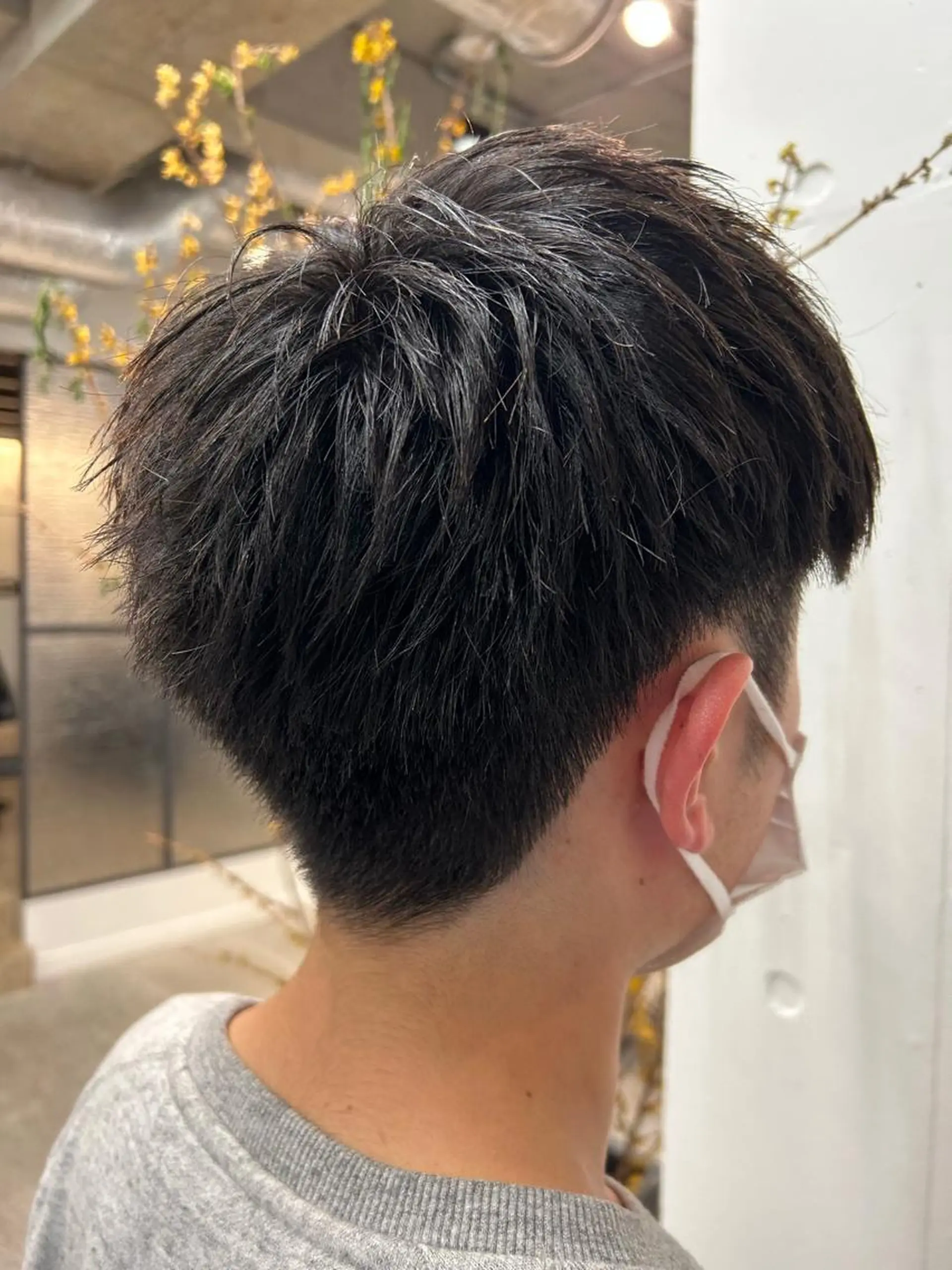 ショート メンズ 髪質改善/縮毛矯正/ 透明感カラーYUMAのヘアスタイル