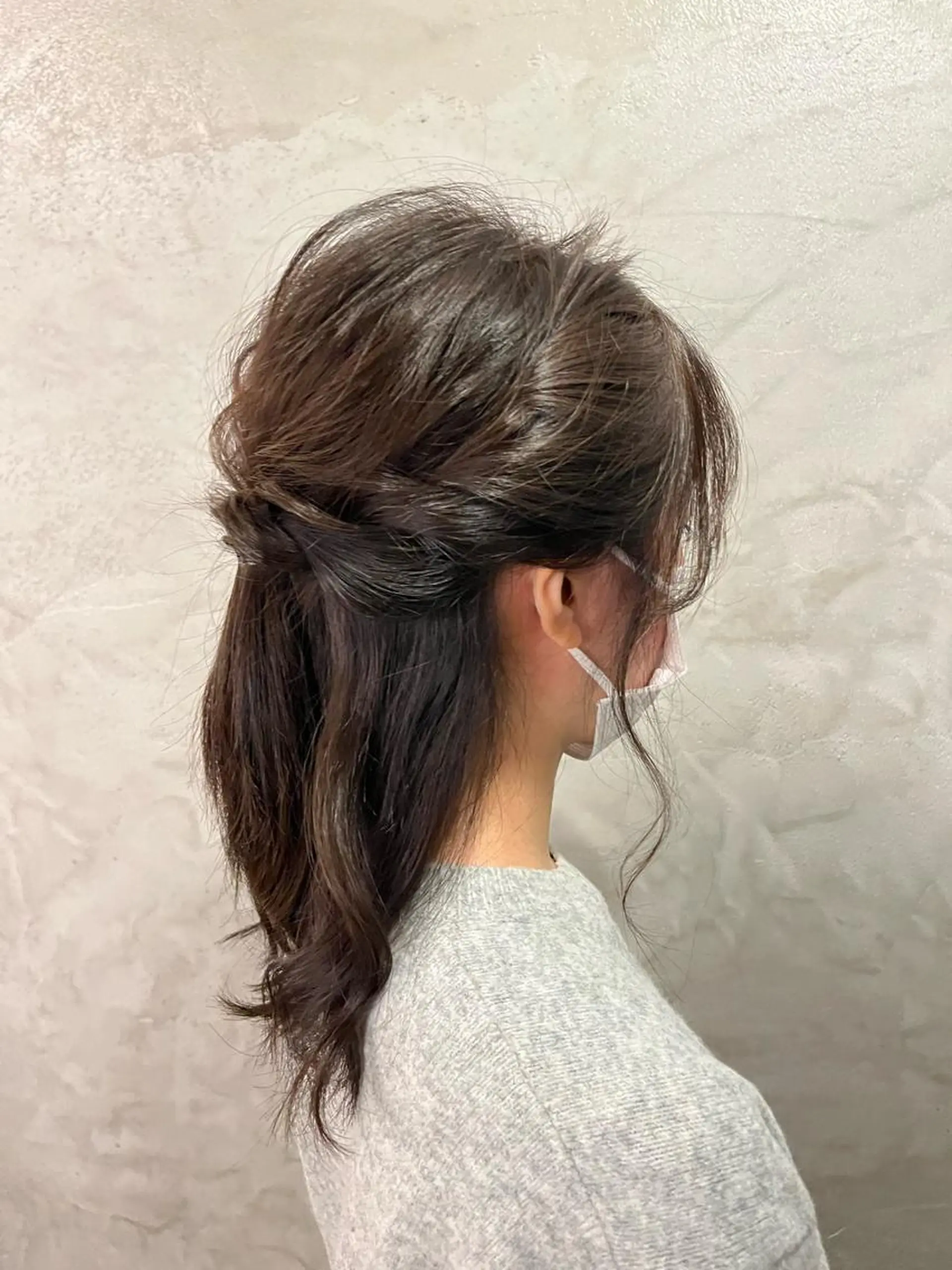 カラー アッシュ ベージュカラー FUJINO RYOのヘアスタイル