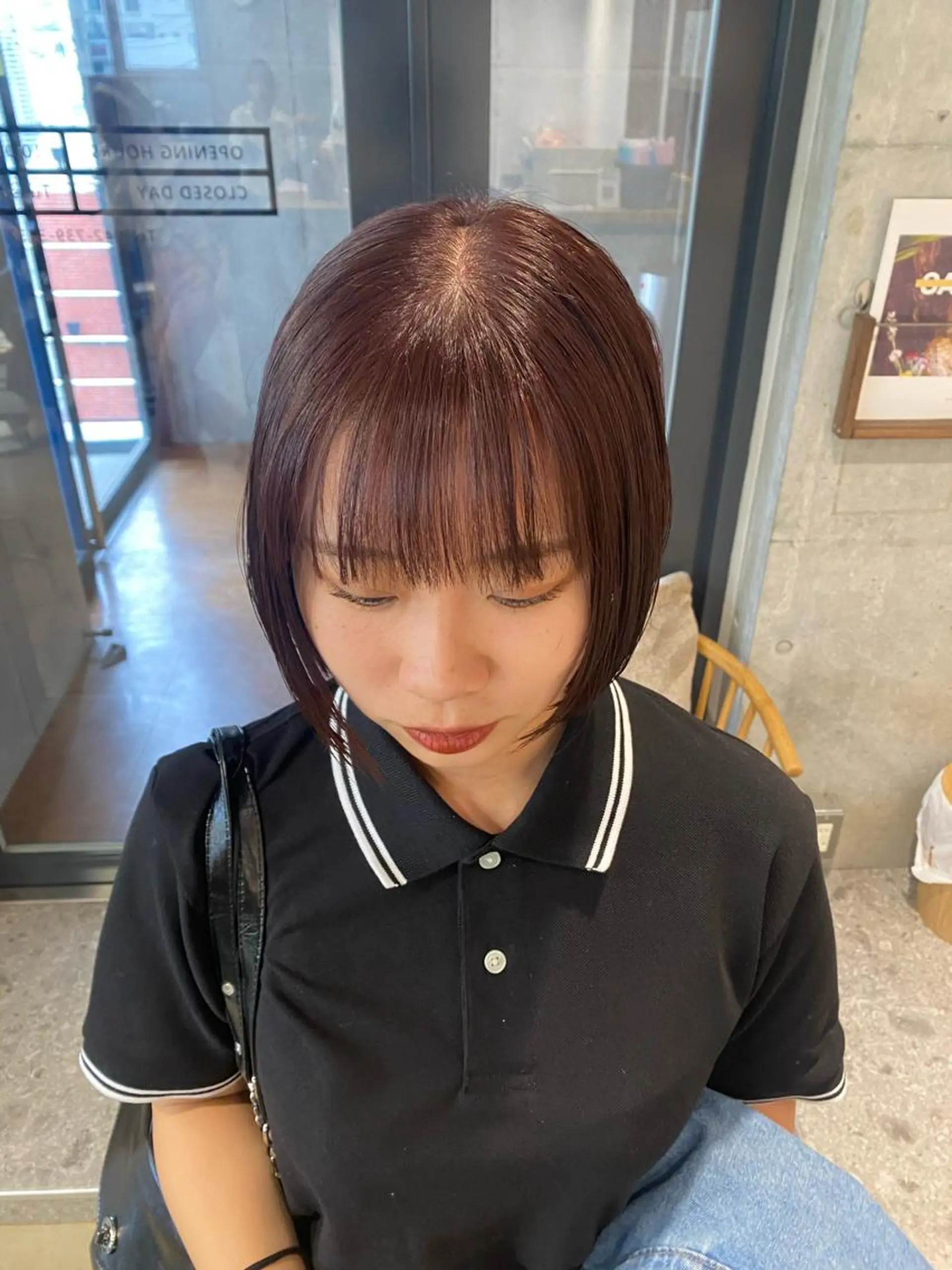 ショート カラー カット ヘアカラー Yahiko ハイトーンのヘアスタイル