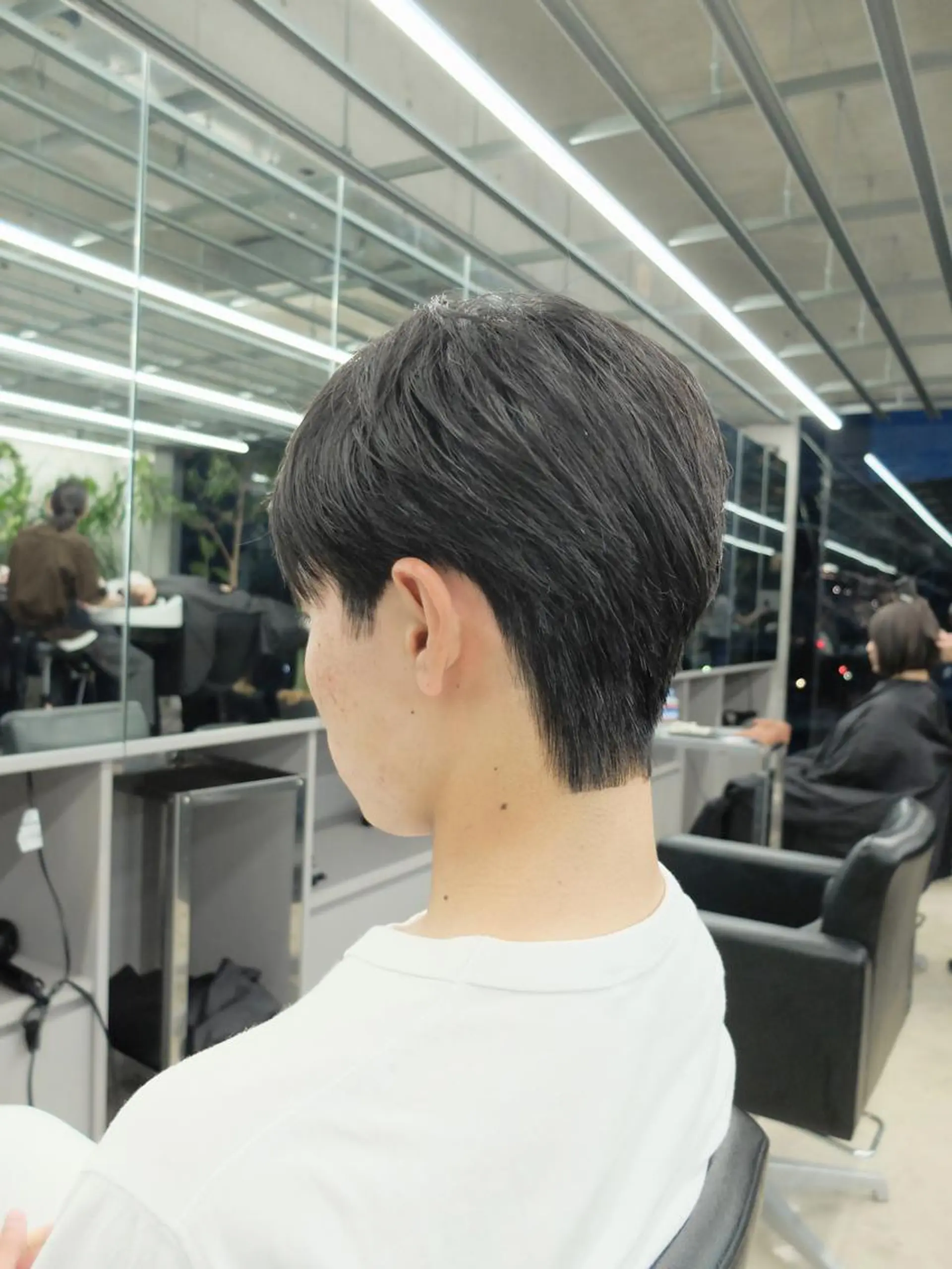 ショート パーマ カット パーマ ダブルカラー/ ケアブリーチ/クニトのヘアスタイル