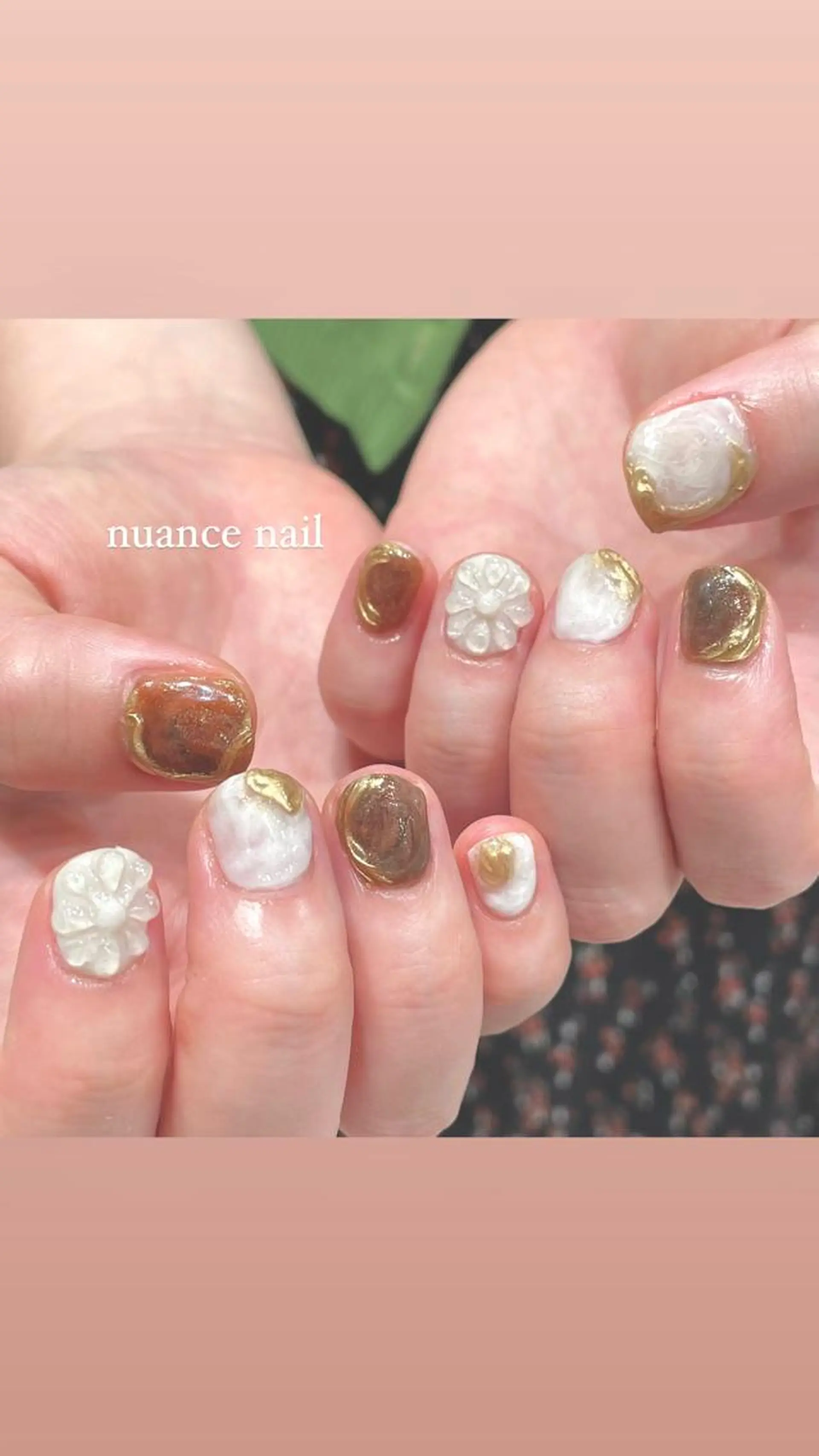 ネイル ハンドネイル 淡色ネイル 🎀moeのネイルデザイン